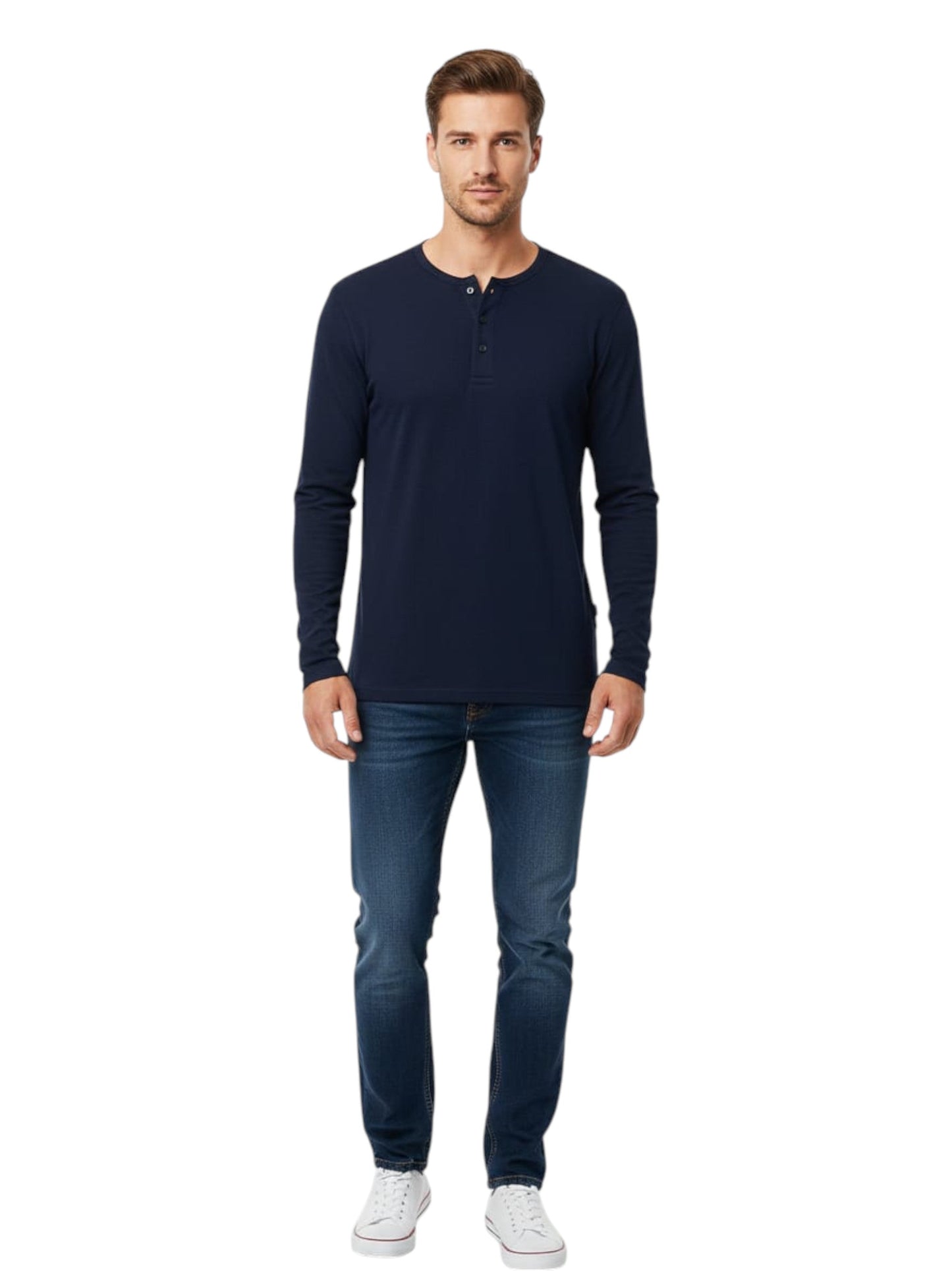Men's Plain Top,Navy
