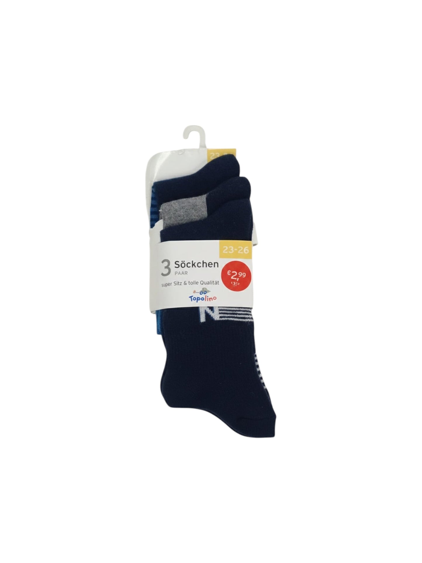 Kids Boy's Knitted Socks Set 3pieces,Multi