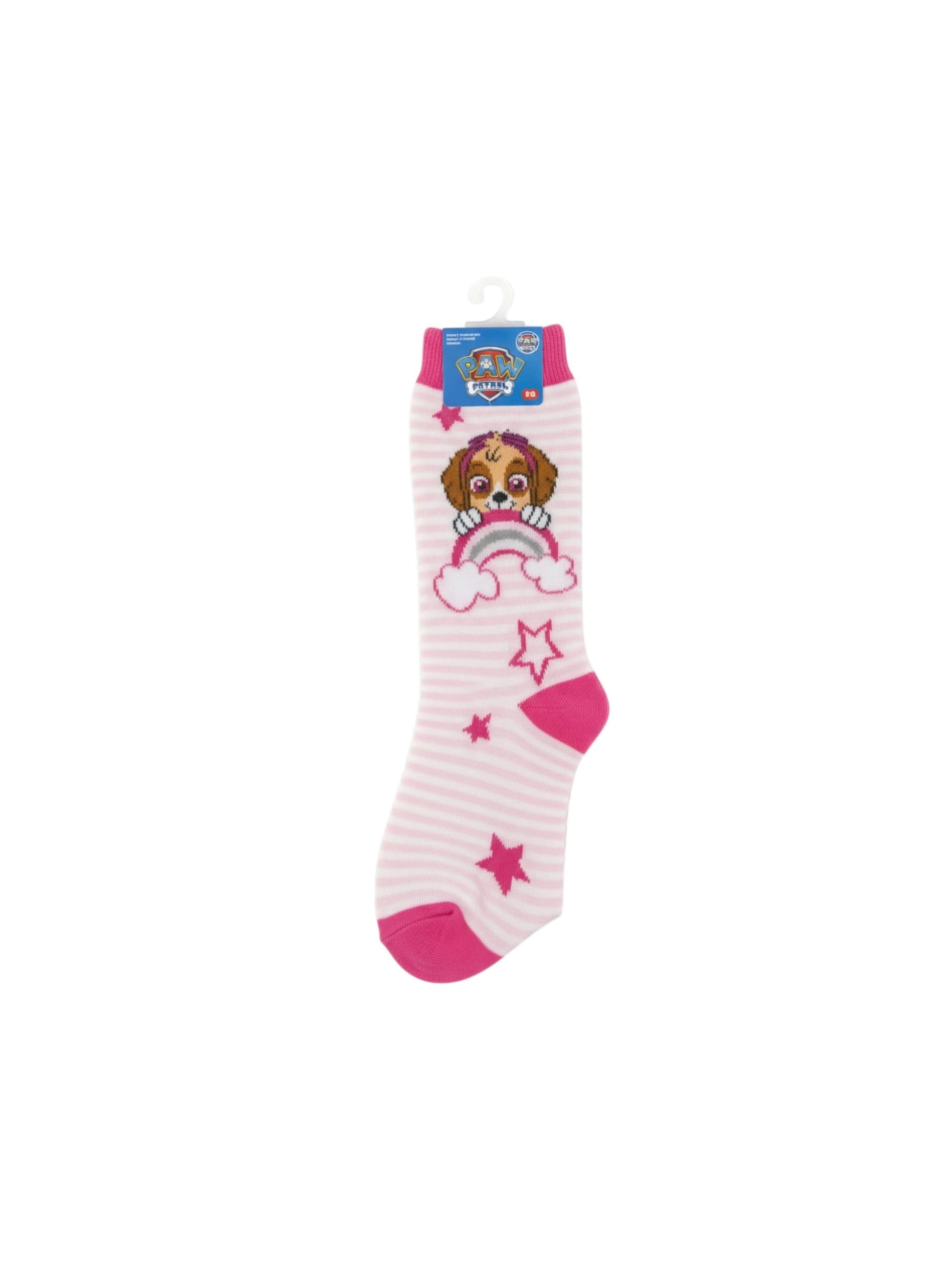 Kids Girl's Printed Socks Set 2pieces,Pink