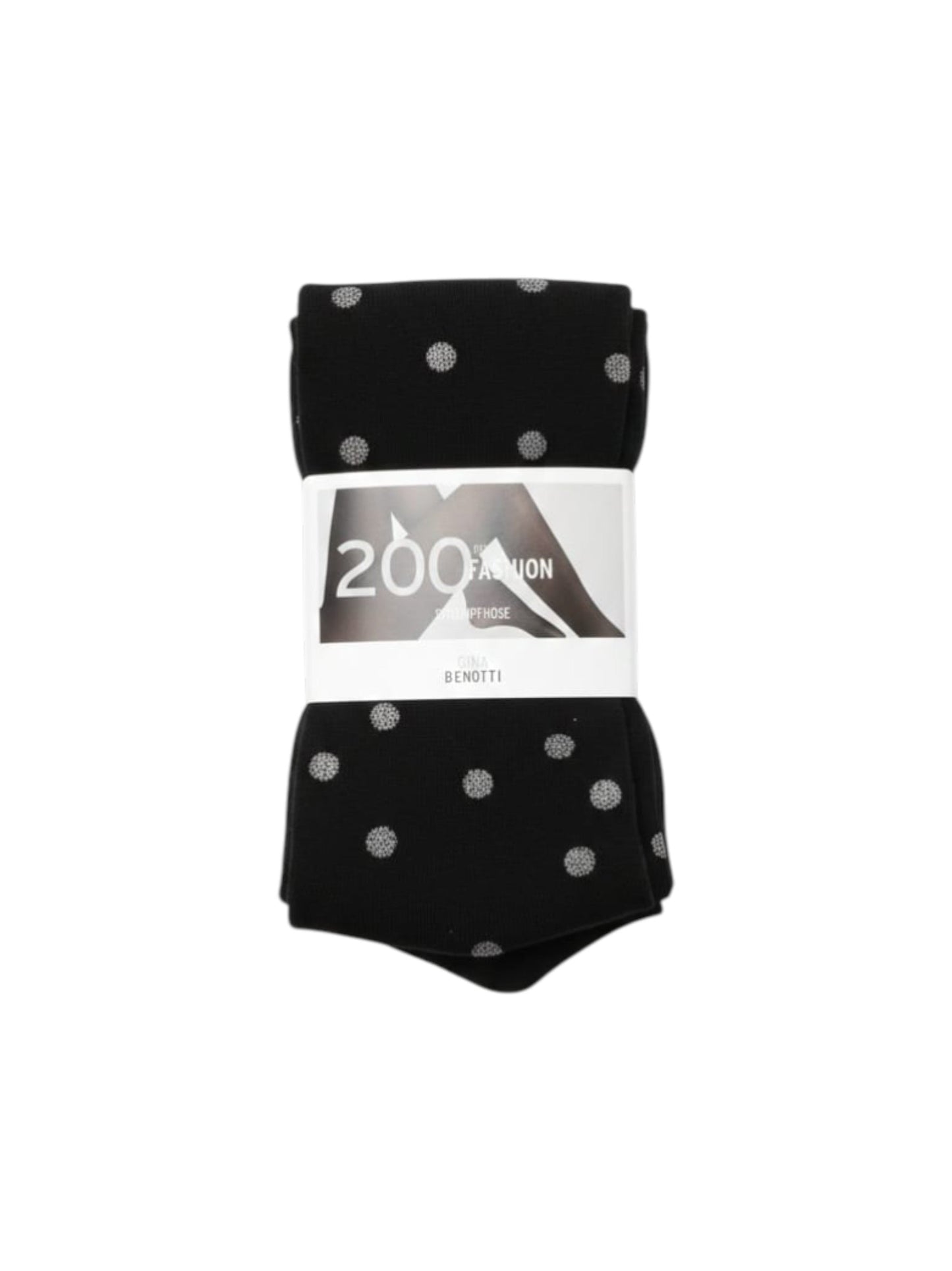 Women's Printed Glitter Tights,Black