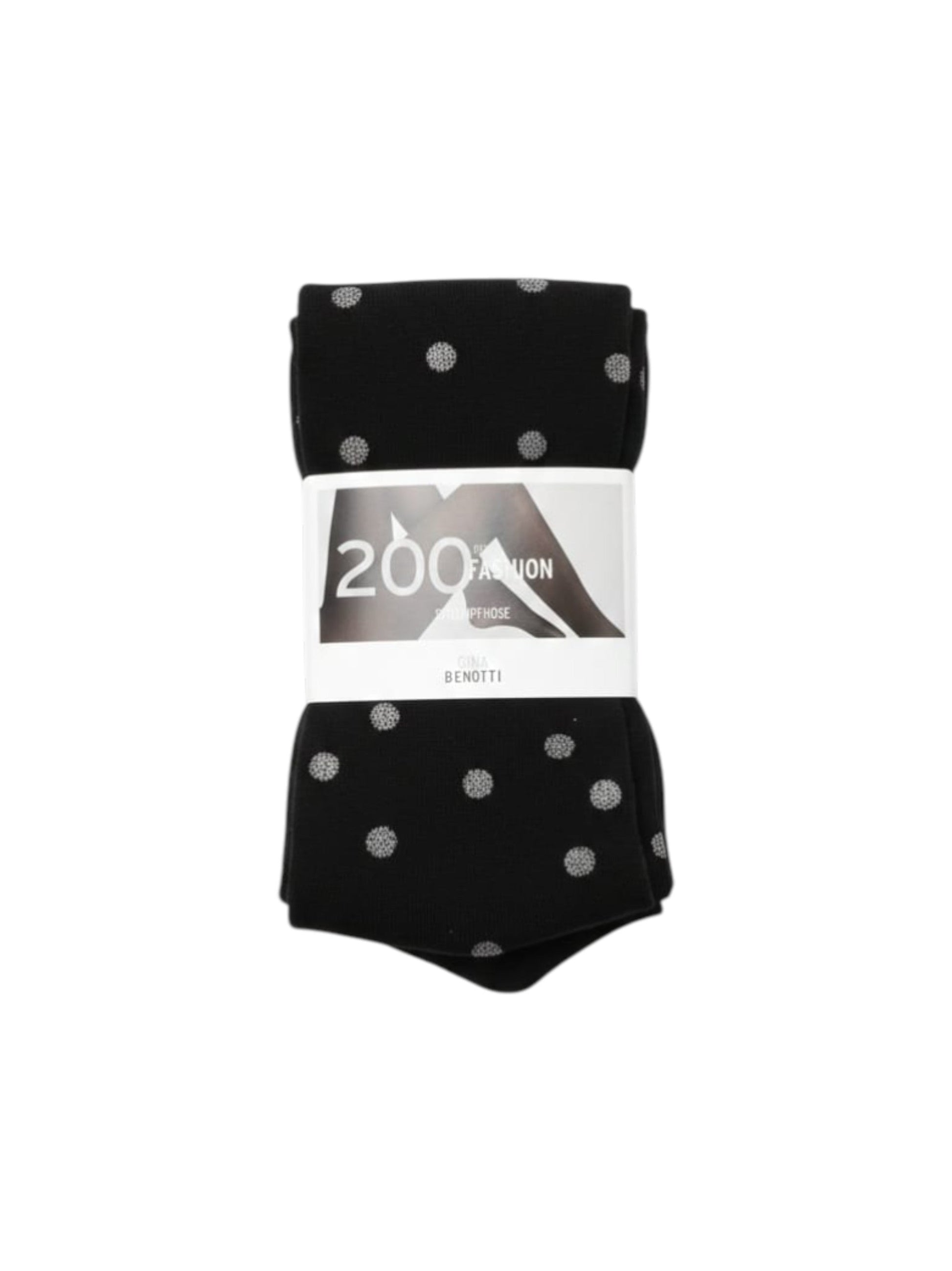 Women's Printed Glitter Tights,Black