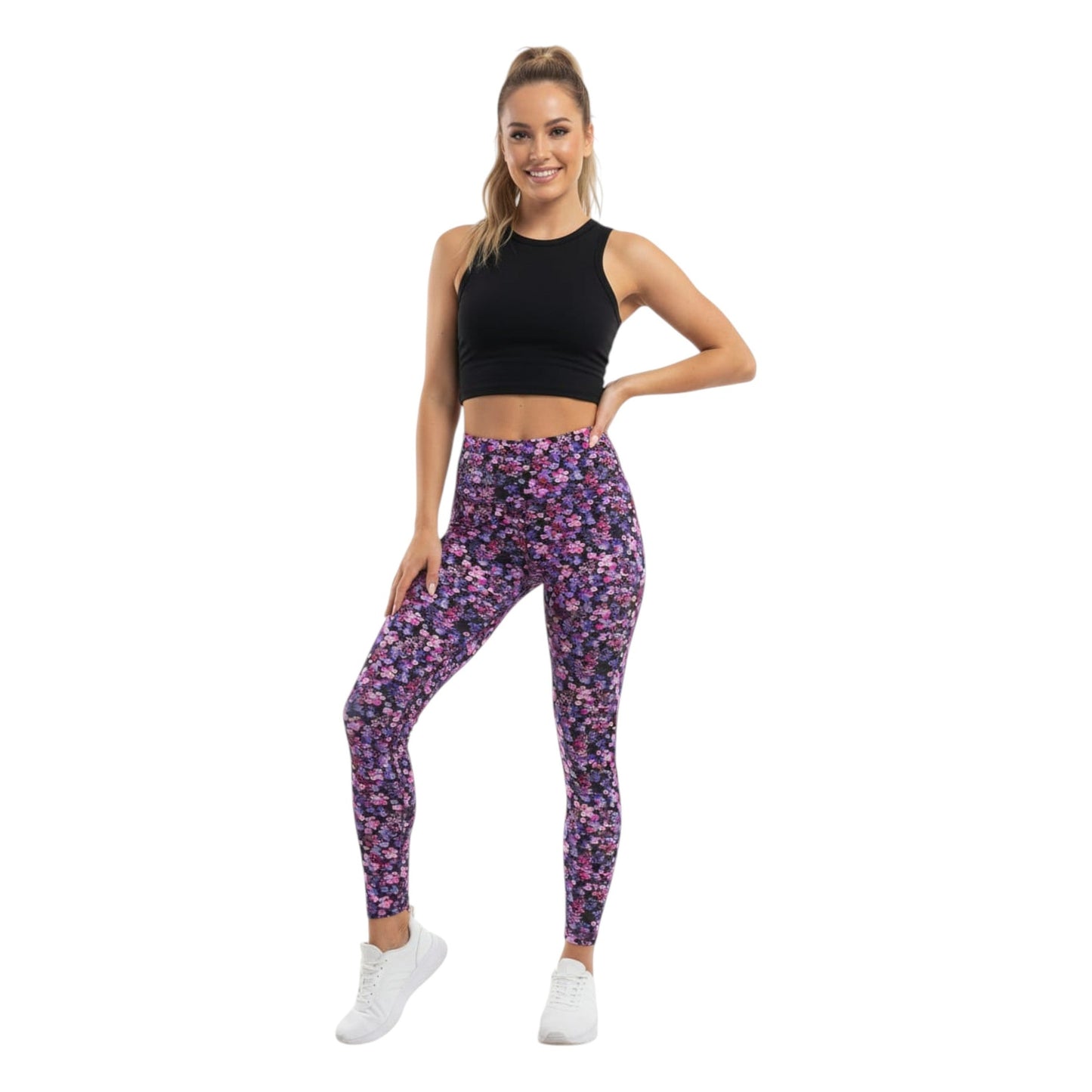 Women's Floral Printed Legging,Multi