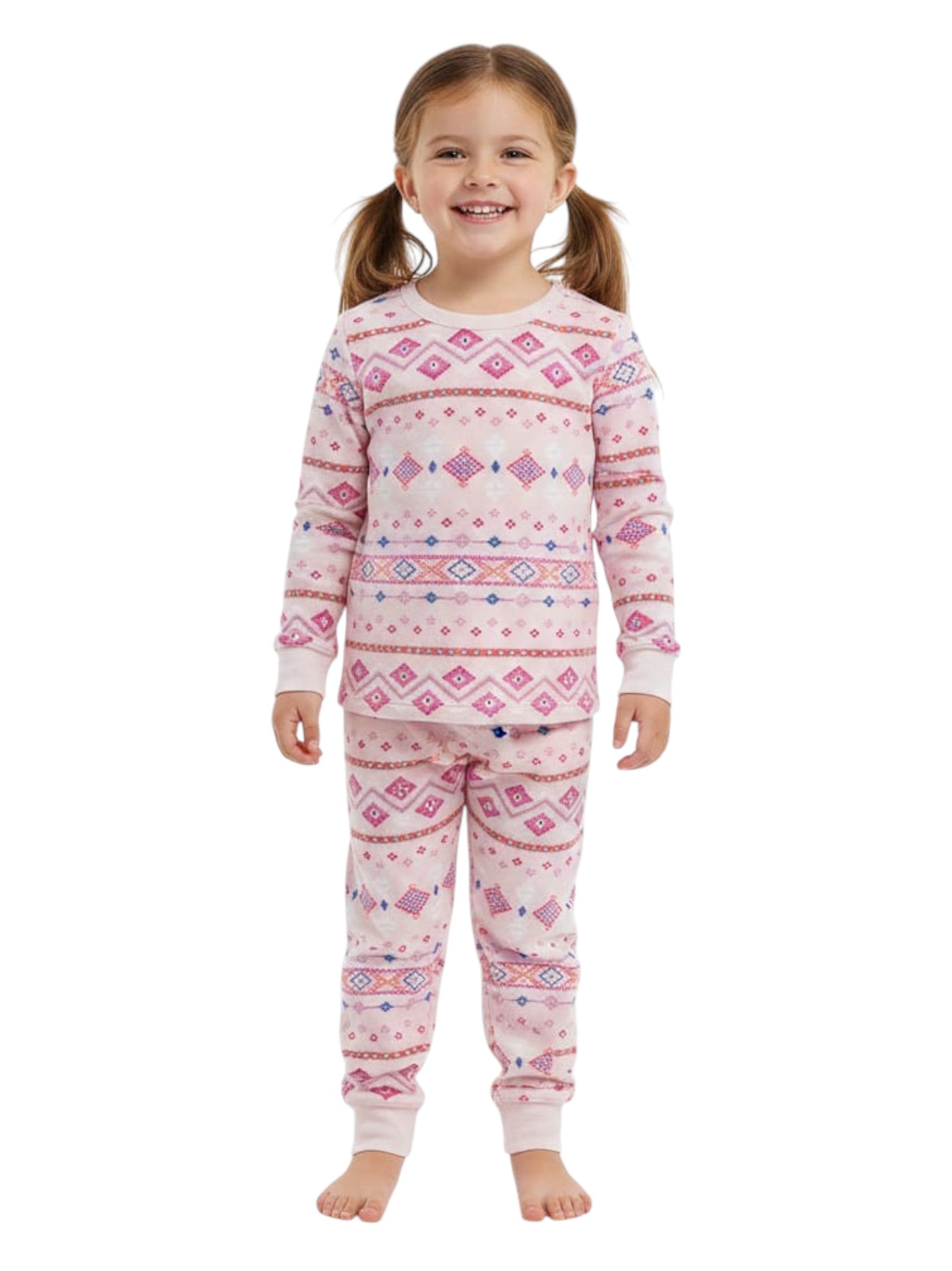 Kids Girl's Printed Sleepwear Top,Pink