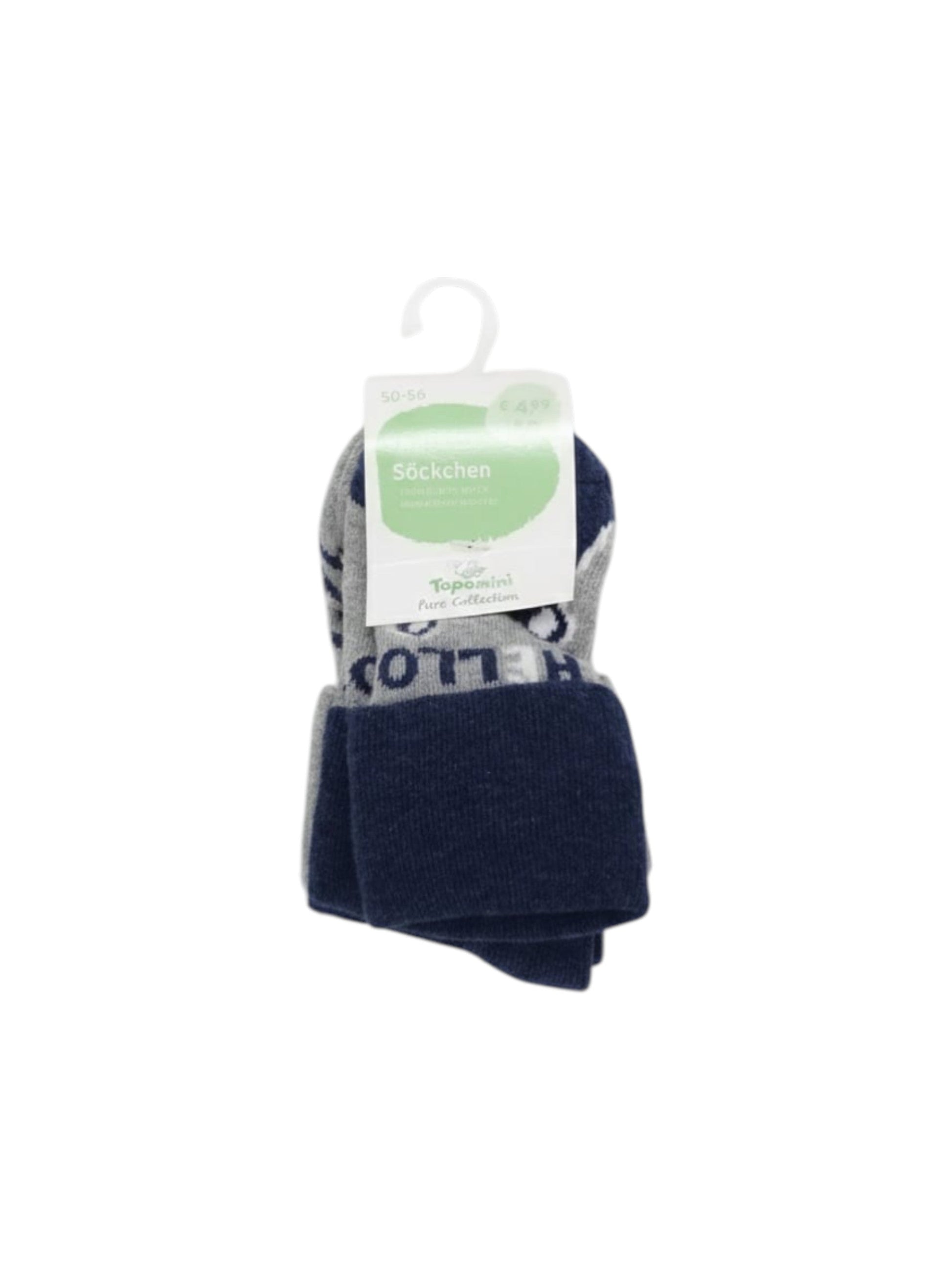 Kids Boy's Knitted Socks Set 3pieces,Blue/Grey