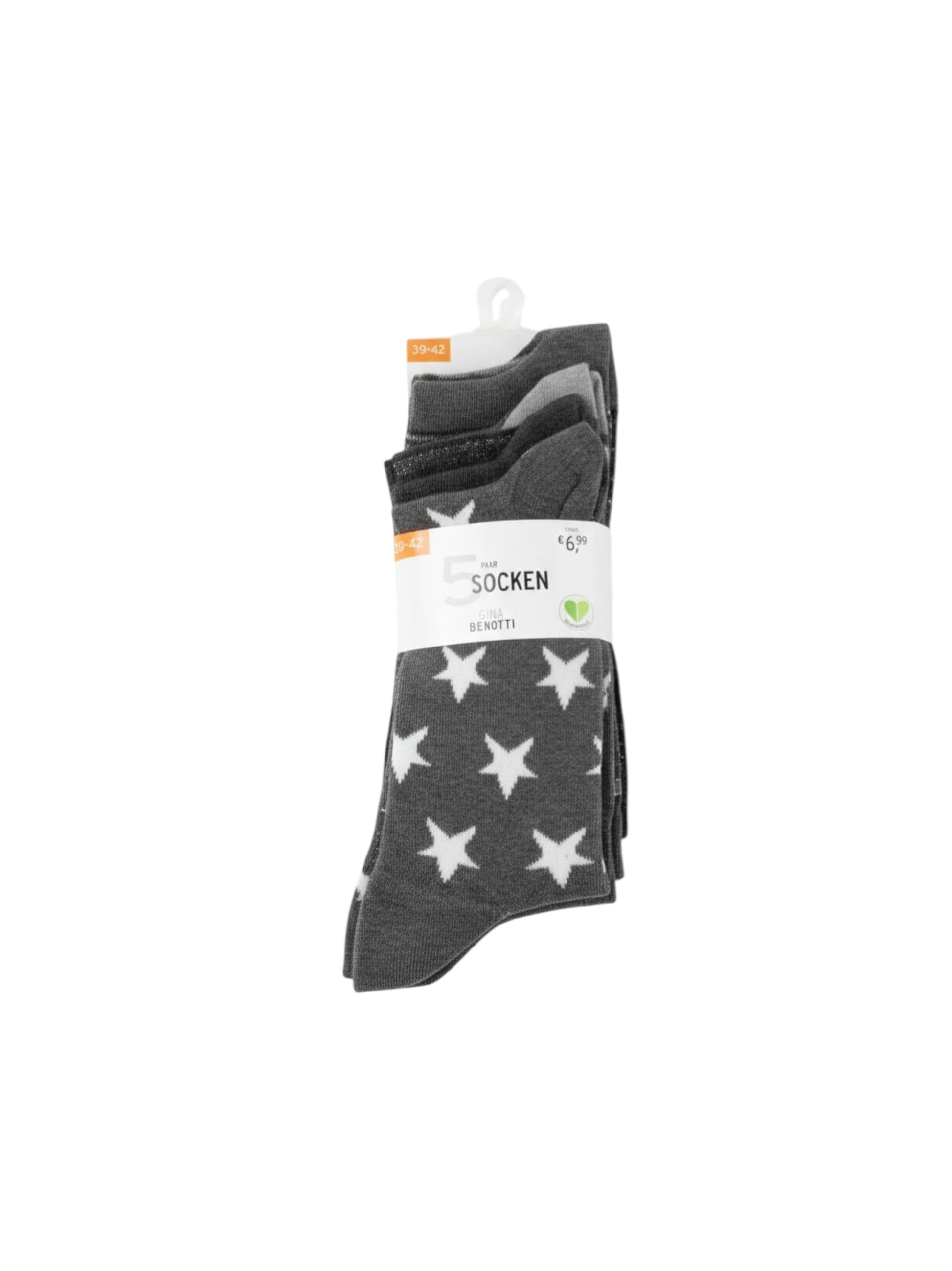 Womens's Knitted Socks Set 5pieces,Grey
