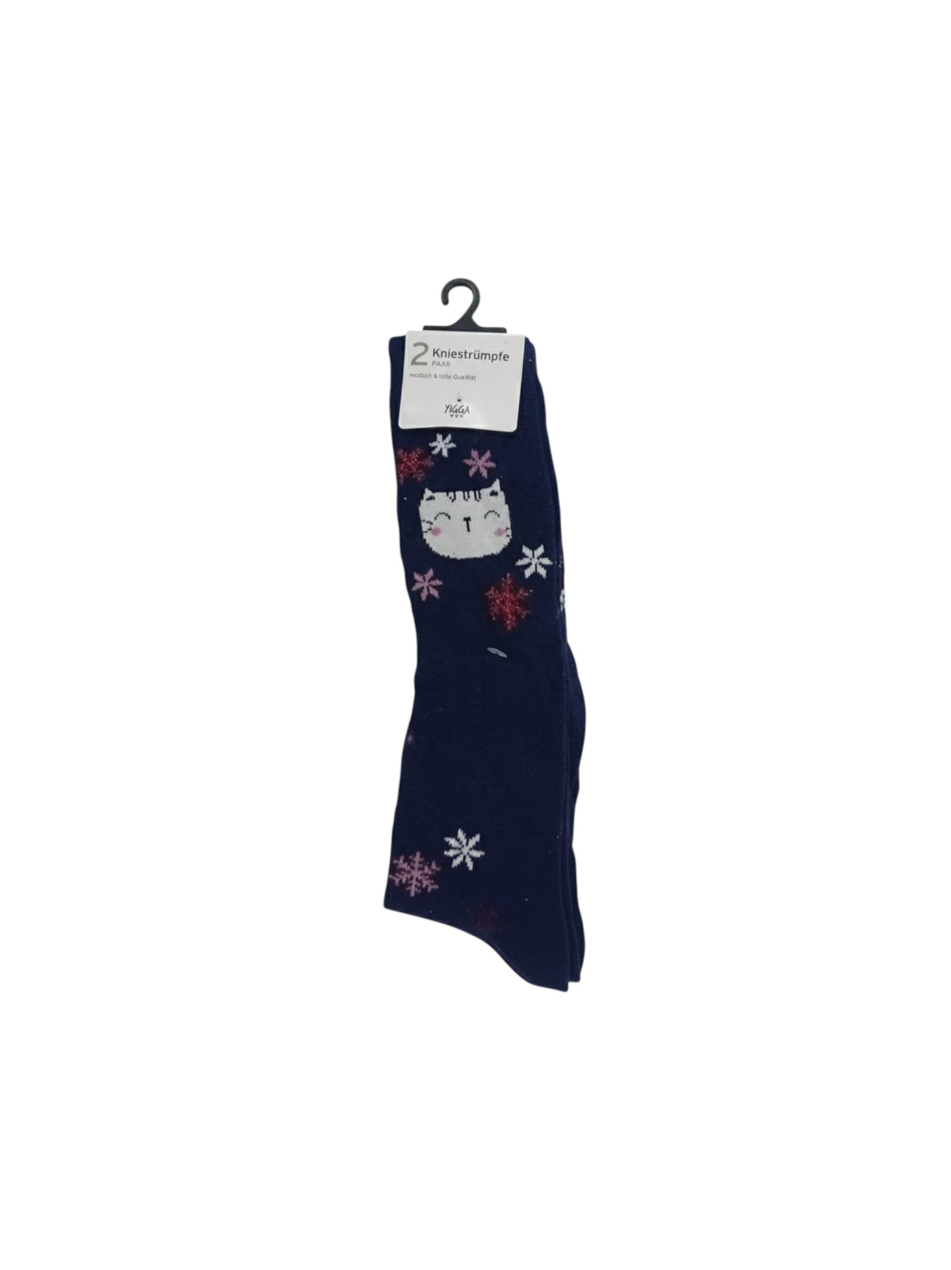 Kids Girl's Knitted Socks,Navy