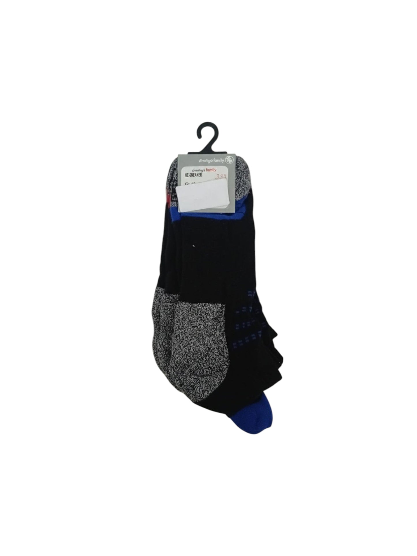 Men's Knitted Socks Set 3pieces,Black