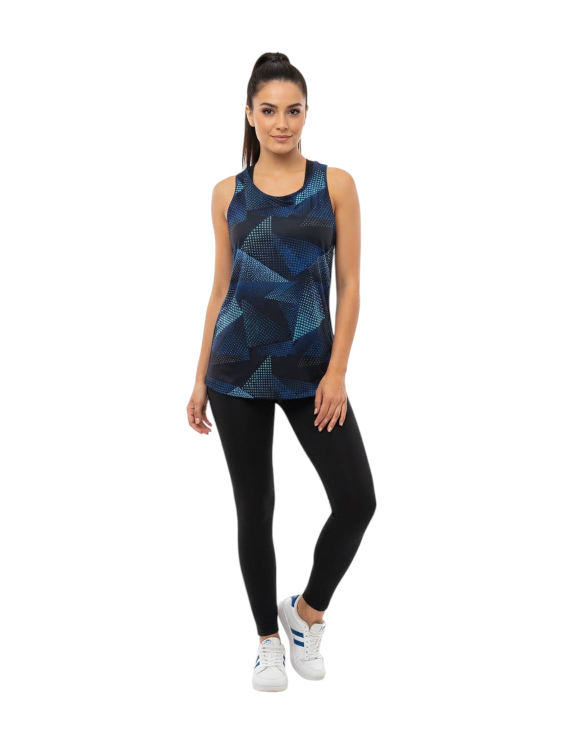 Women's Printed Sport Top,Multi