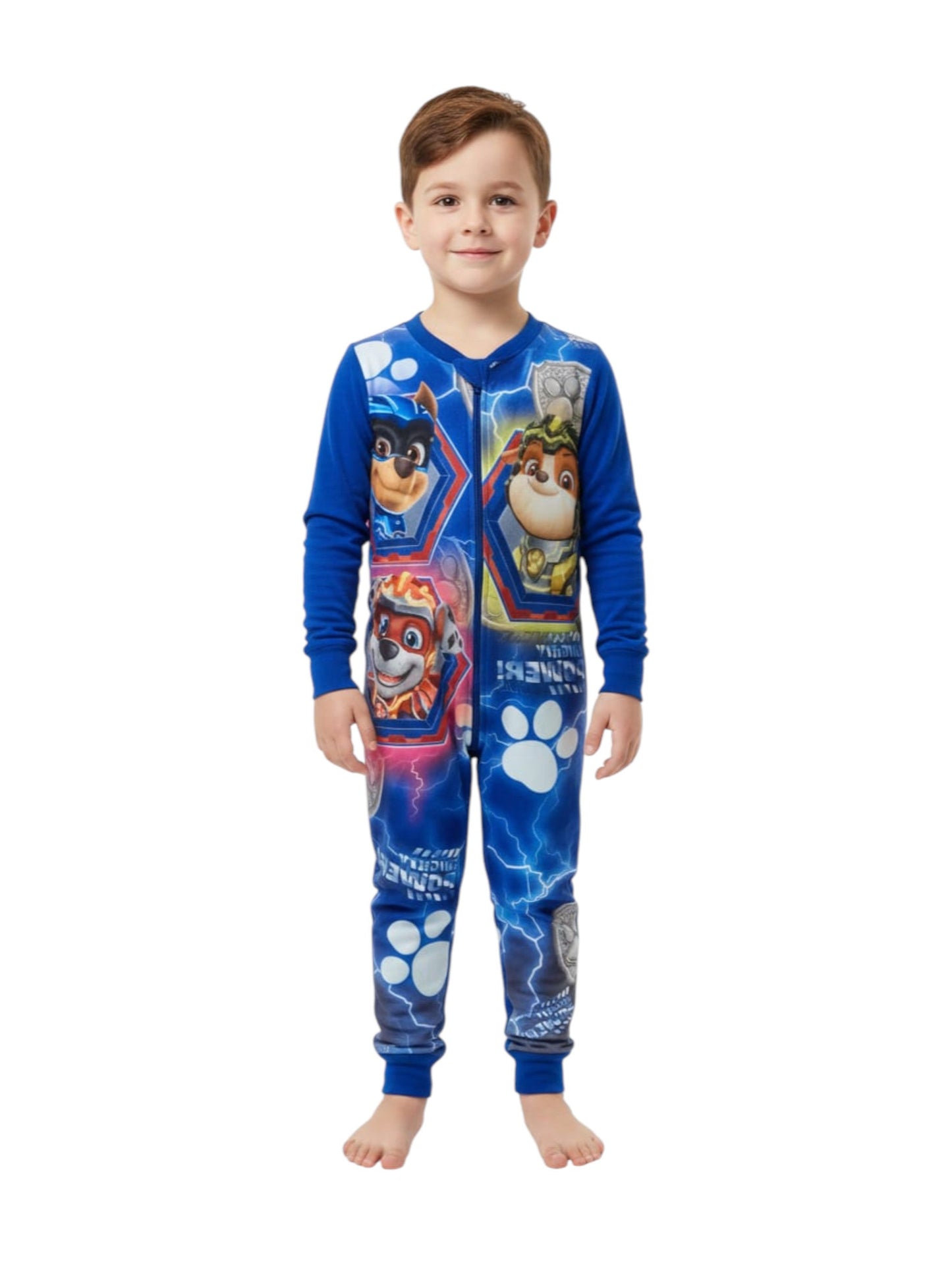 Kids Boy's Graphic Printed Jumpsuit,Blue