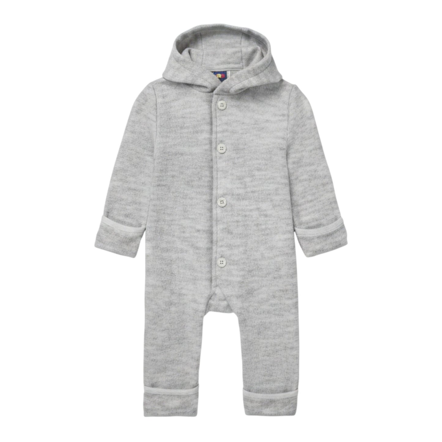 Kids Boy's Plain Solid Jumpsuit,Light Grey