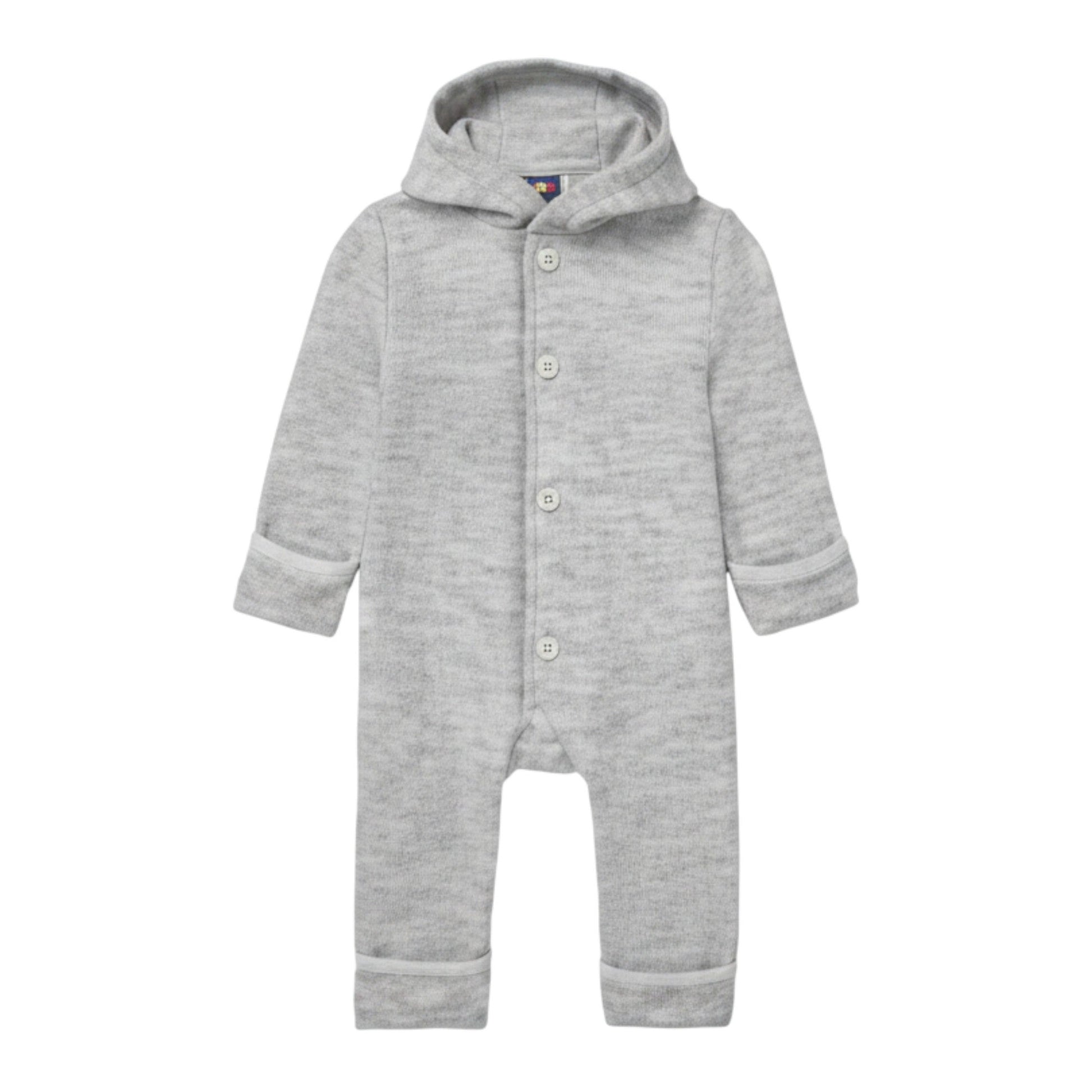 Kids Boy's Plain Solid Jumpsuit,Light Grey