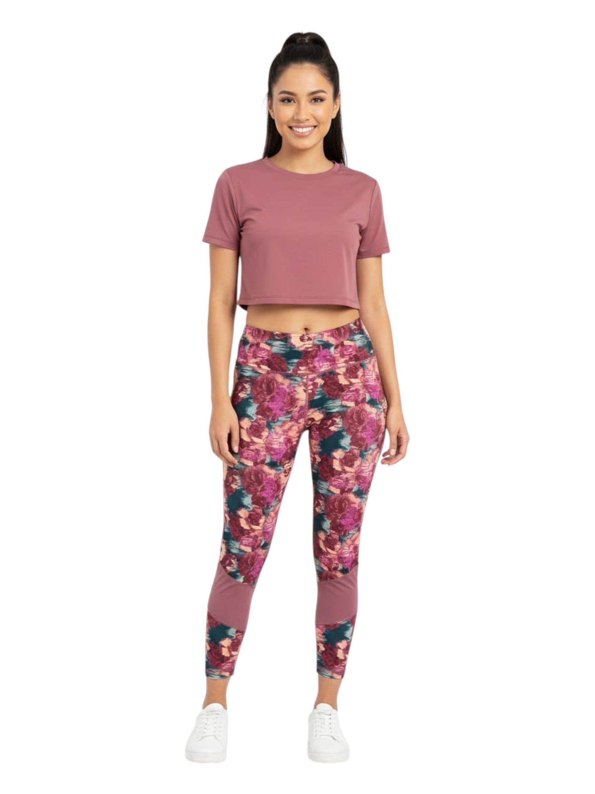 Women's Floral Printed Legging,Multi