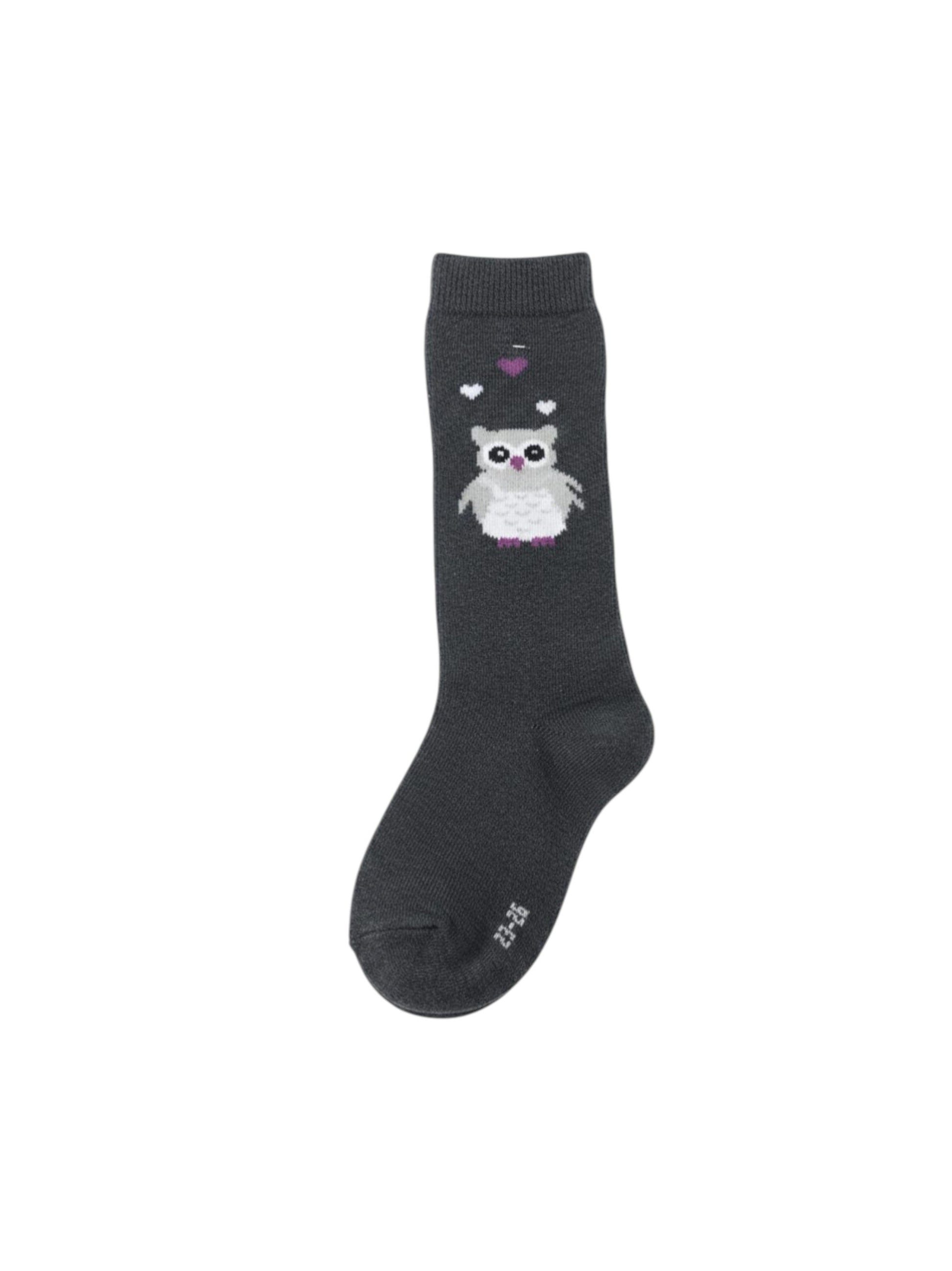 Kids Girl's Printed Socks,Navy