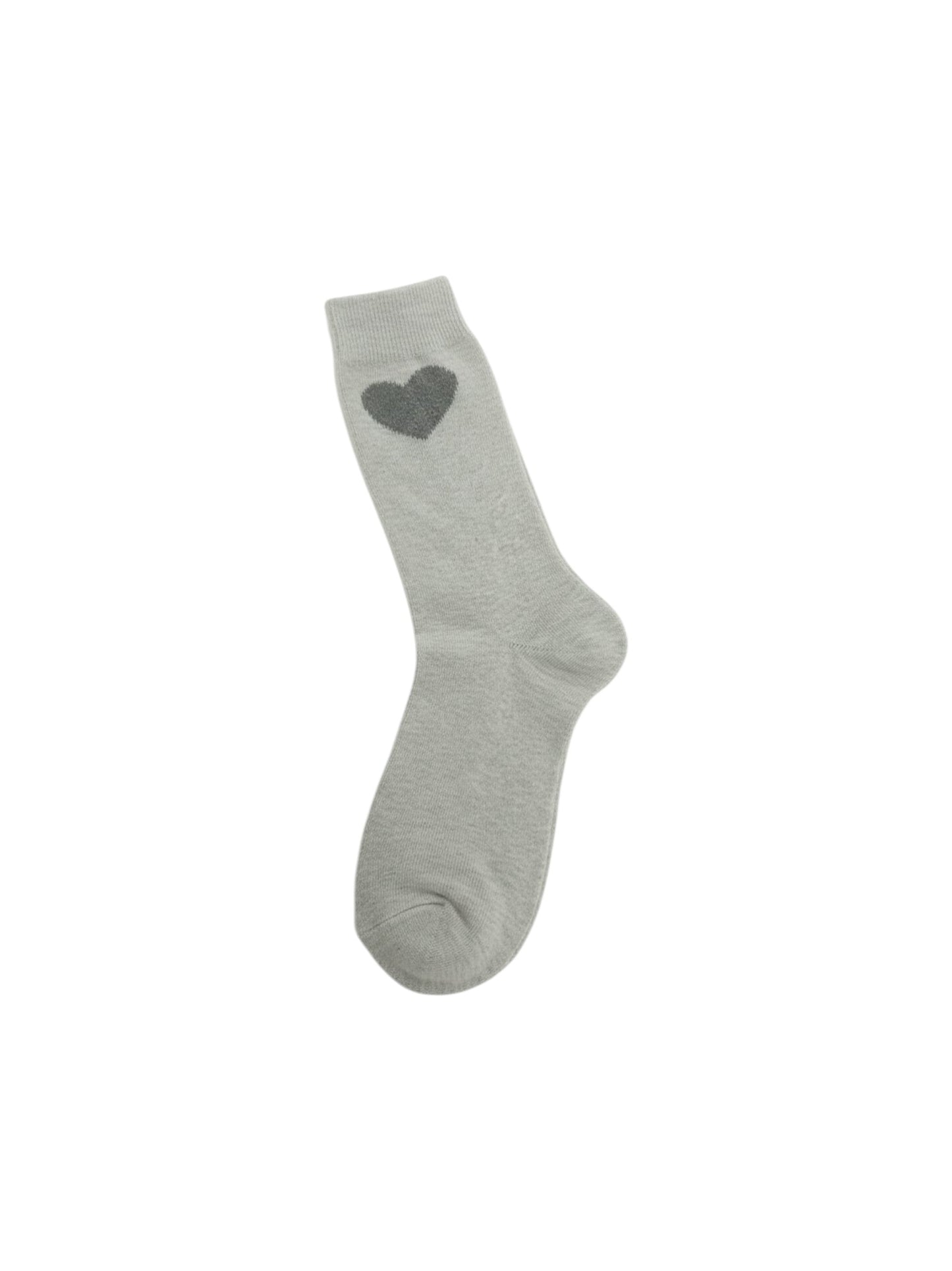 Women's Plain Solid Socks,Light Grey