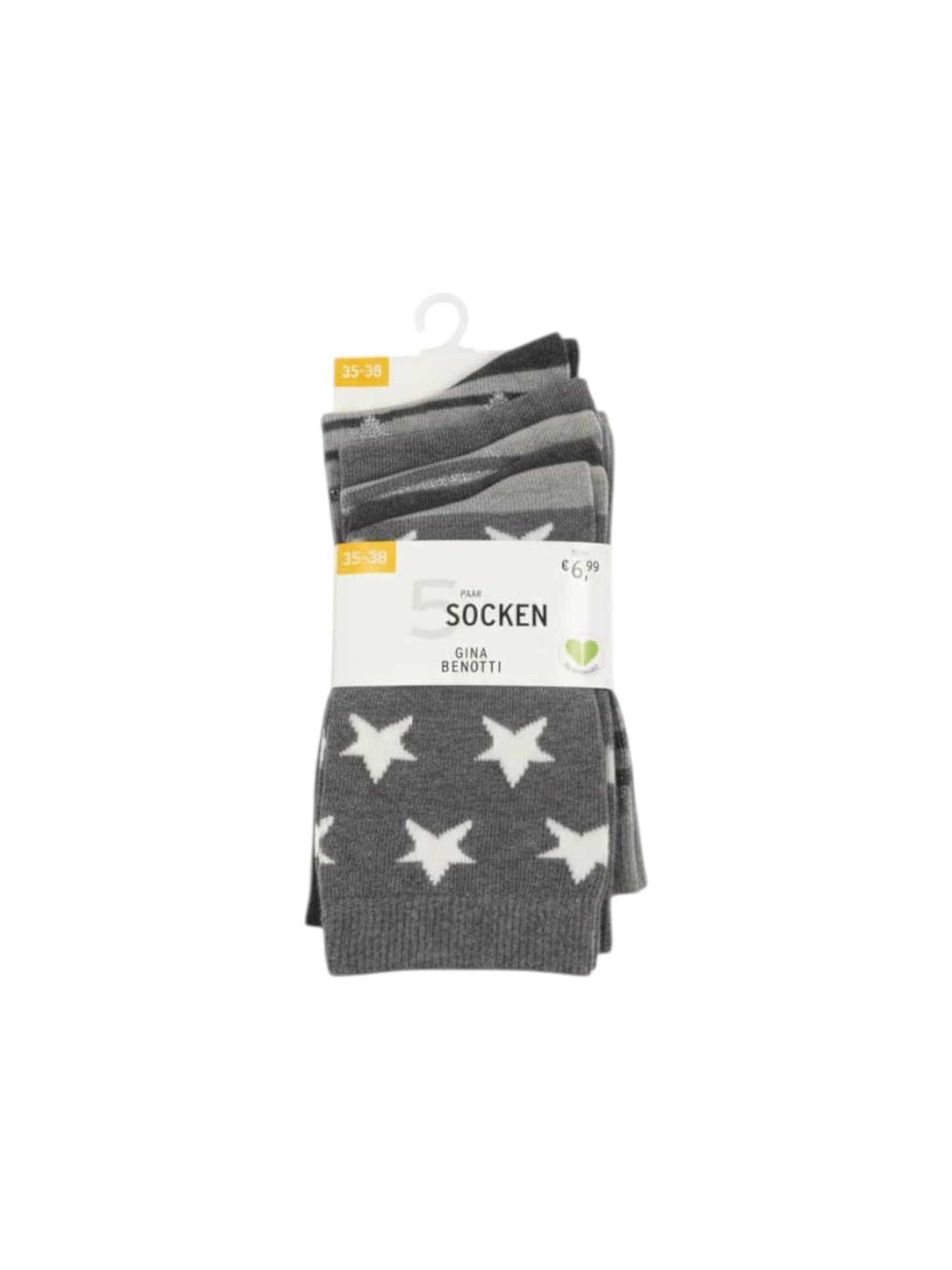Women�s Knitted Socks Set 5Pieces, Grey