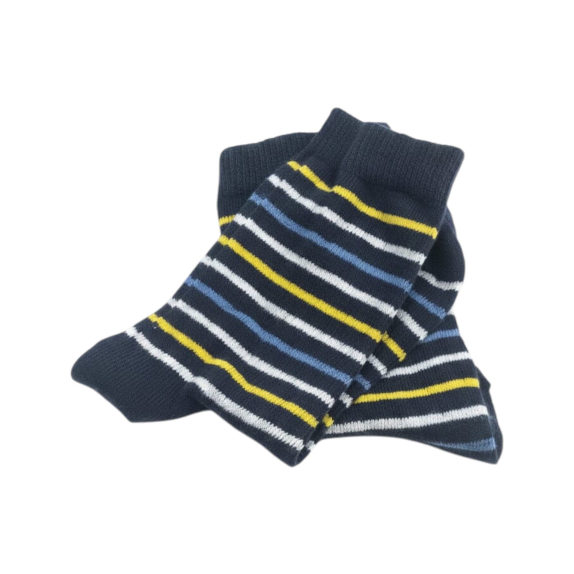 Kids Boy's Striped Socks,Navy