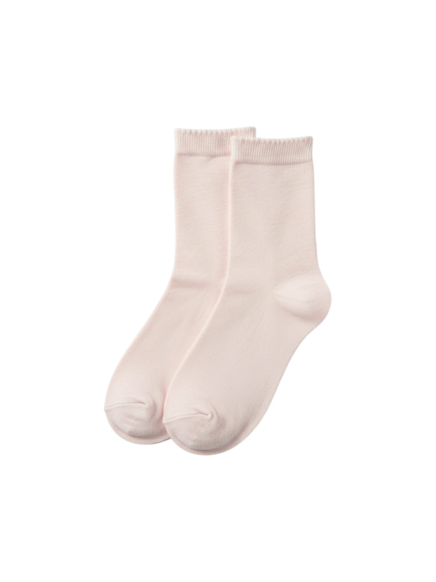 Kids Girl's Plain Socks,Light Pink