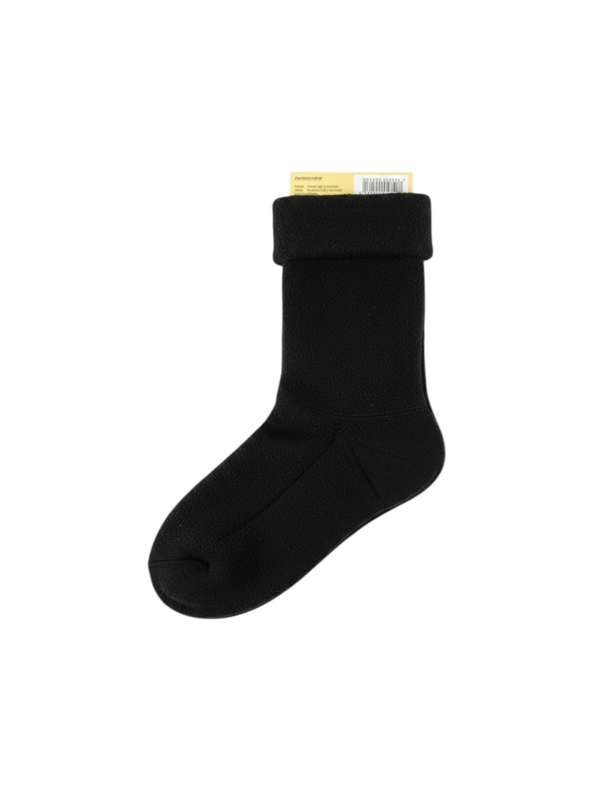 Women's Plain Solid Socks,Black