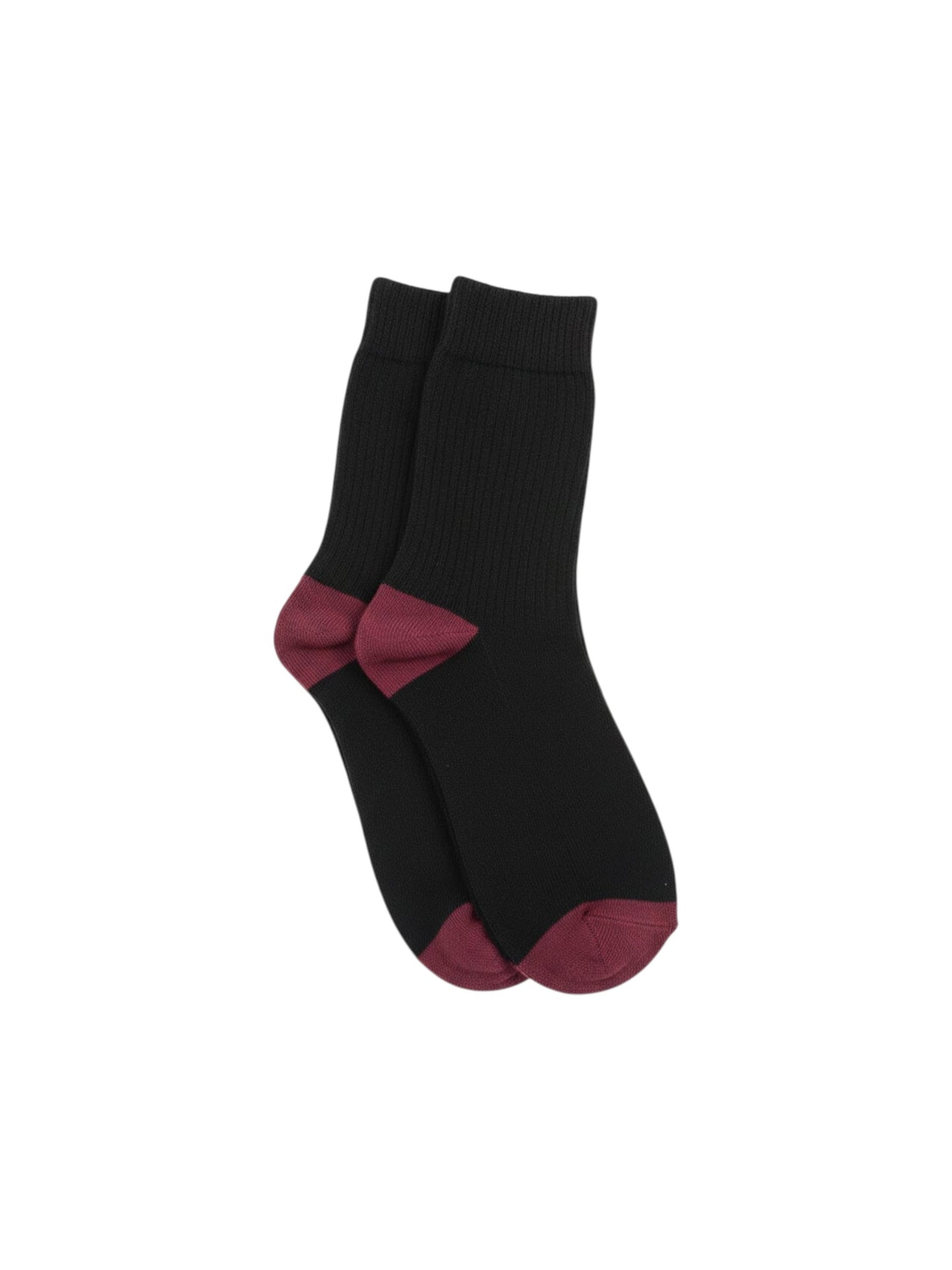 Women's Plain Socks,Black