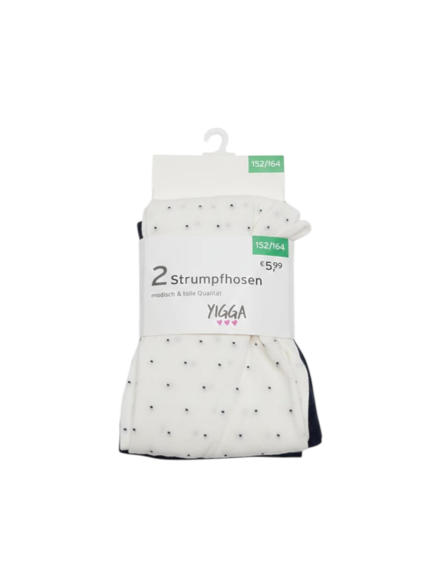 Kids Girl's Printed Tights,White/Navy