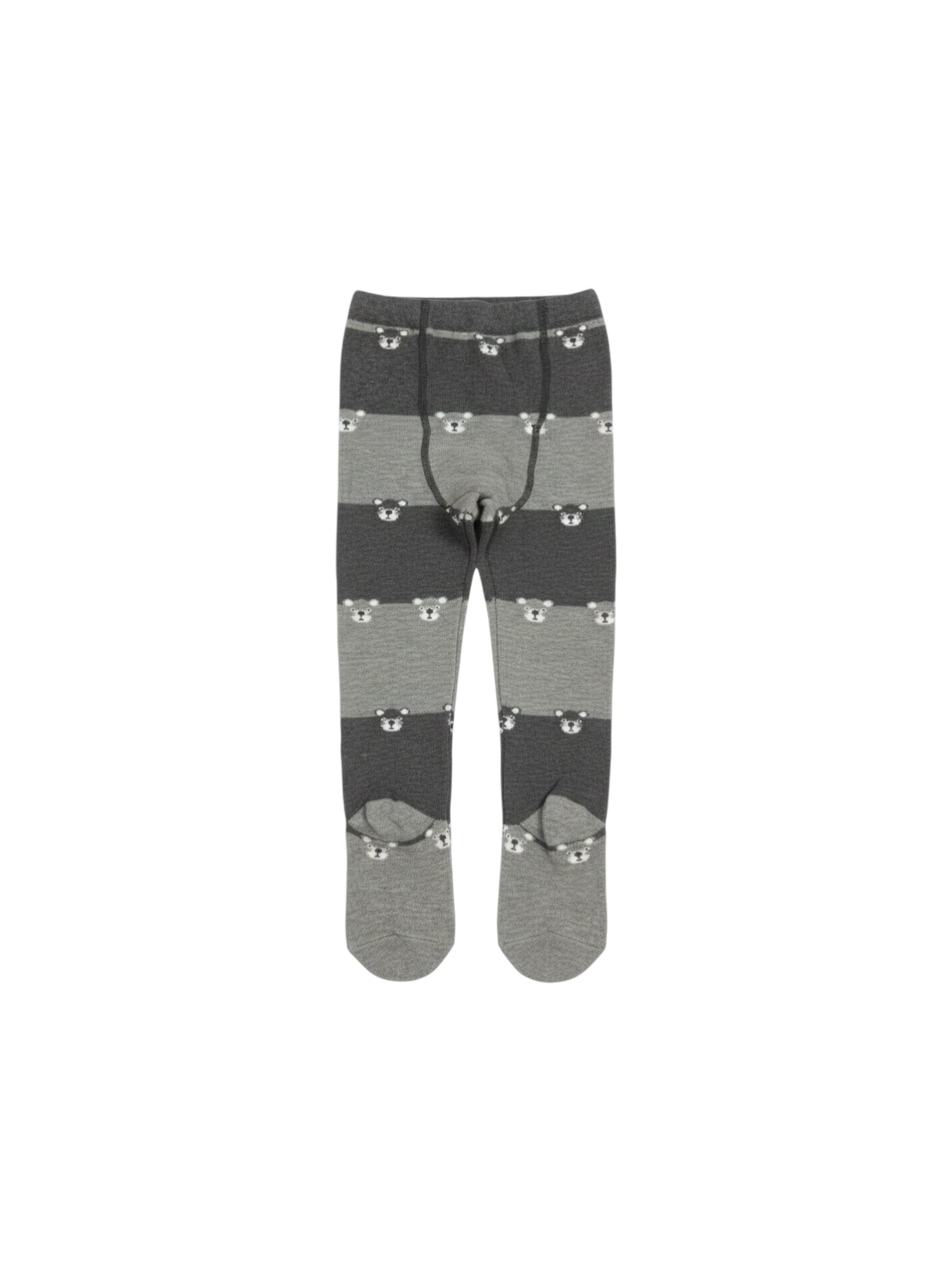 Kids Boy's Printed Tights,Grey