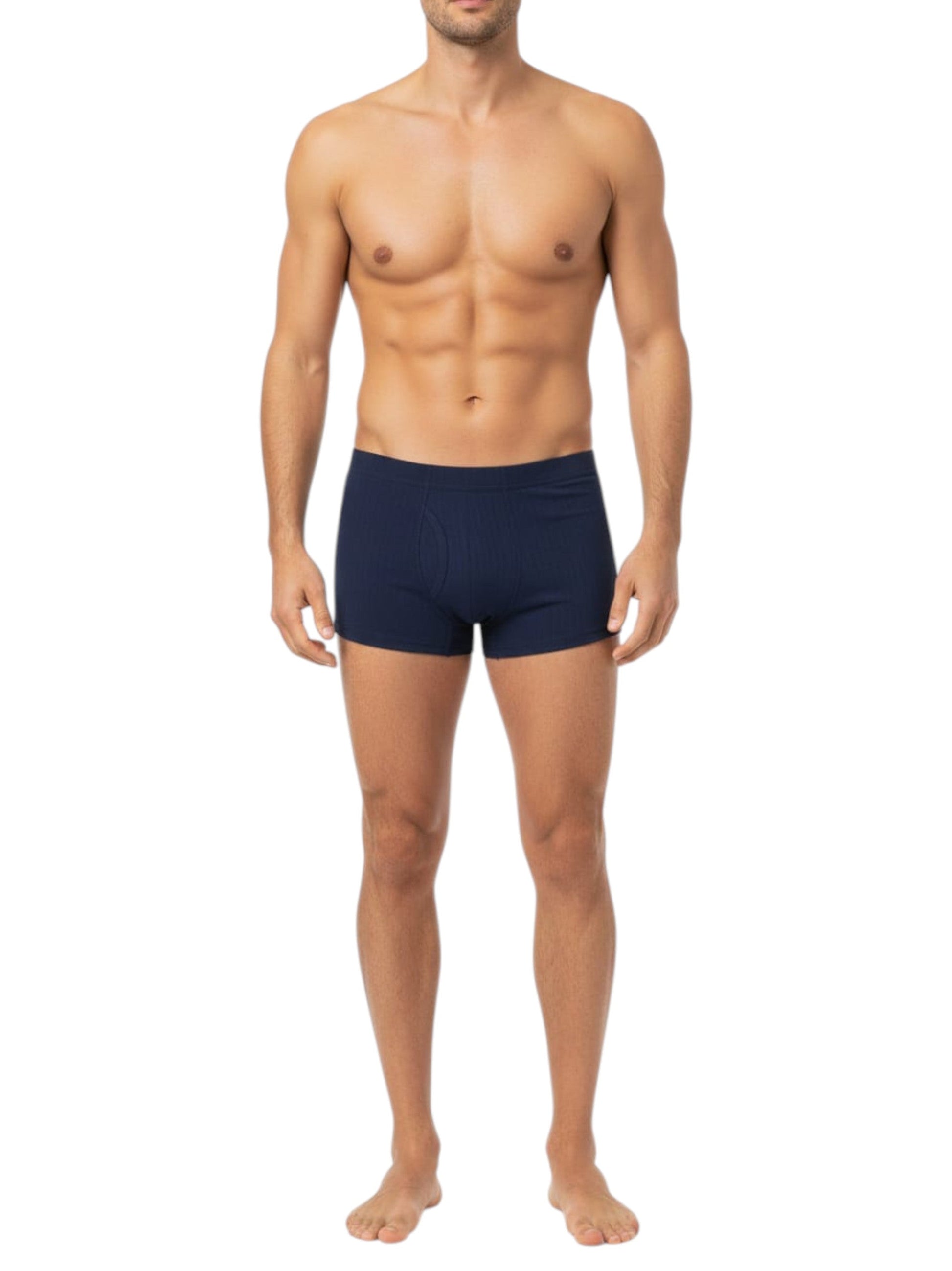 Men's Plain Boxer,Navy