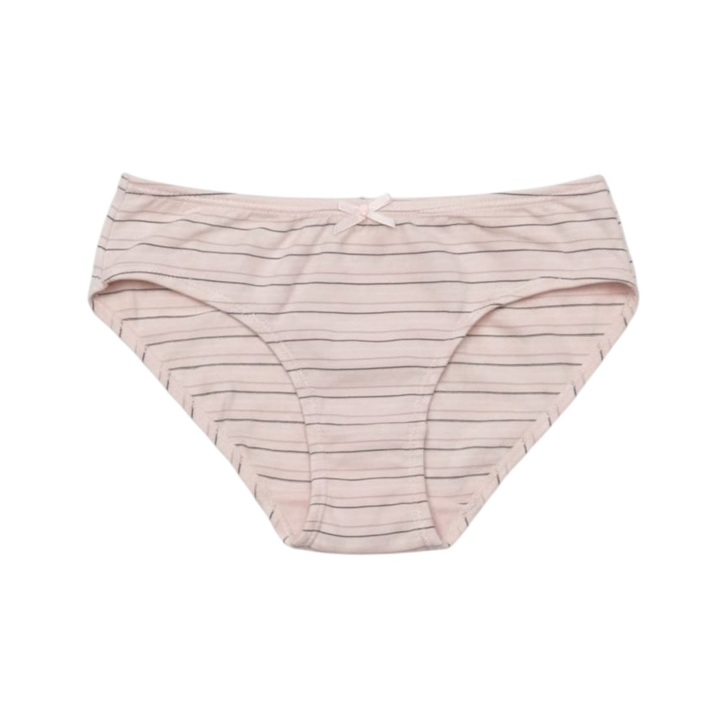 Gids Girl's Striped Thongs,Pink
