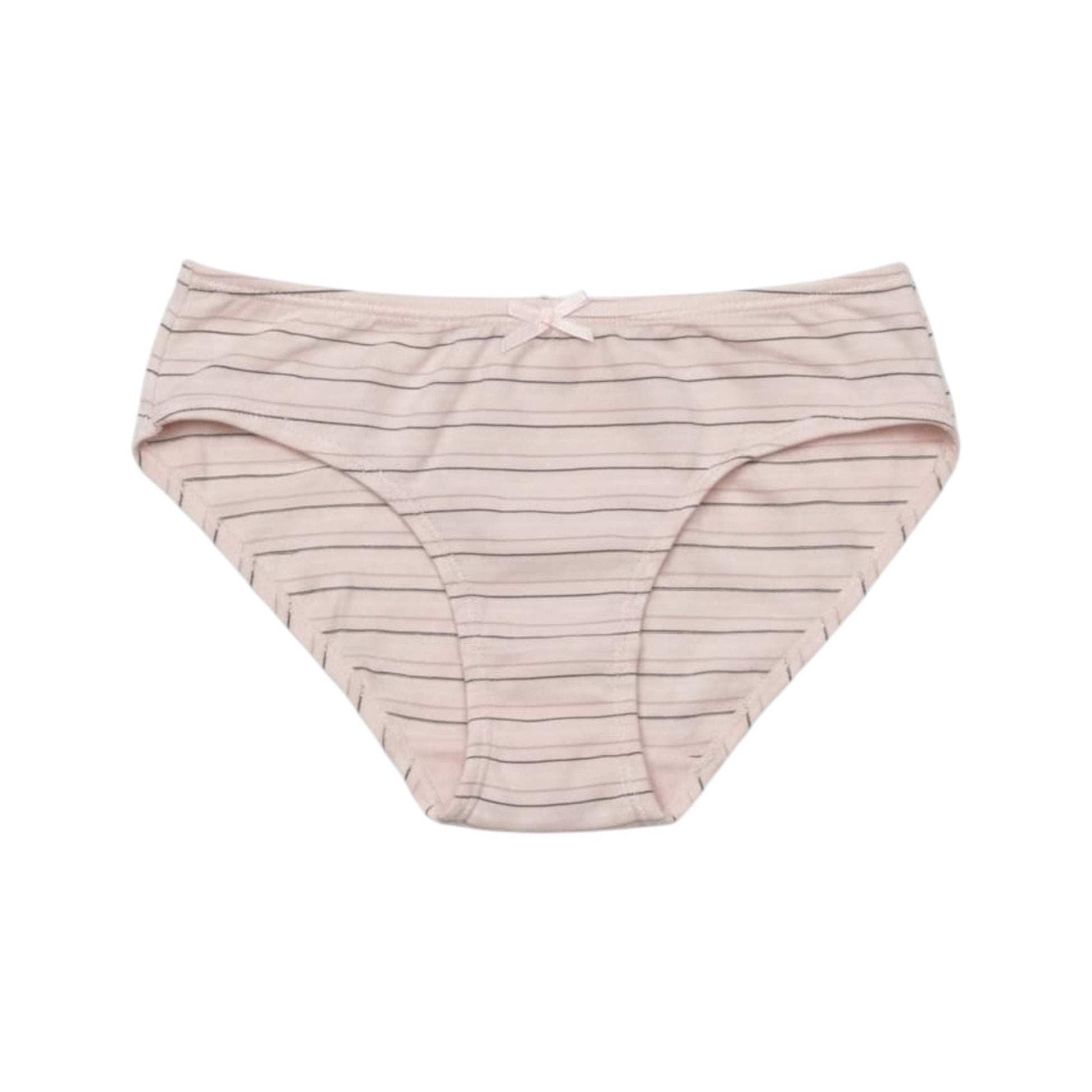 Gids Girl's Striped Thongs,Pink