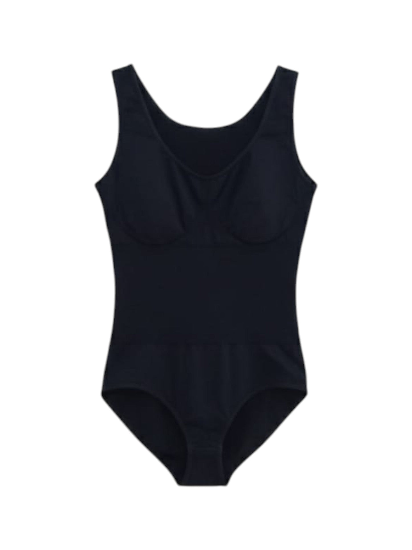 Women's Ribbed Under Top Bodysuit,Black