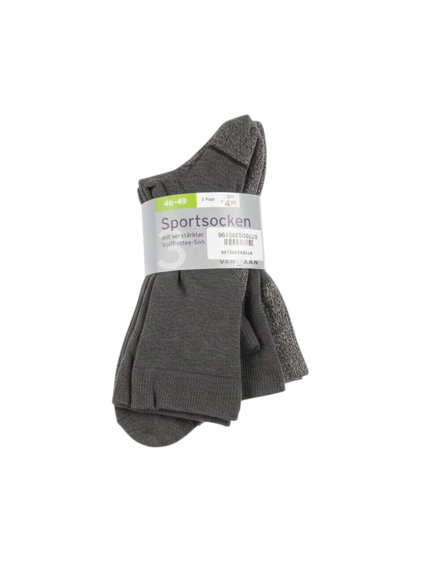 Men�s Knitted Socks Set 3 Pieces,Grey