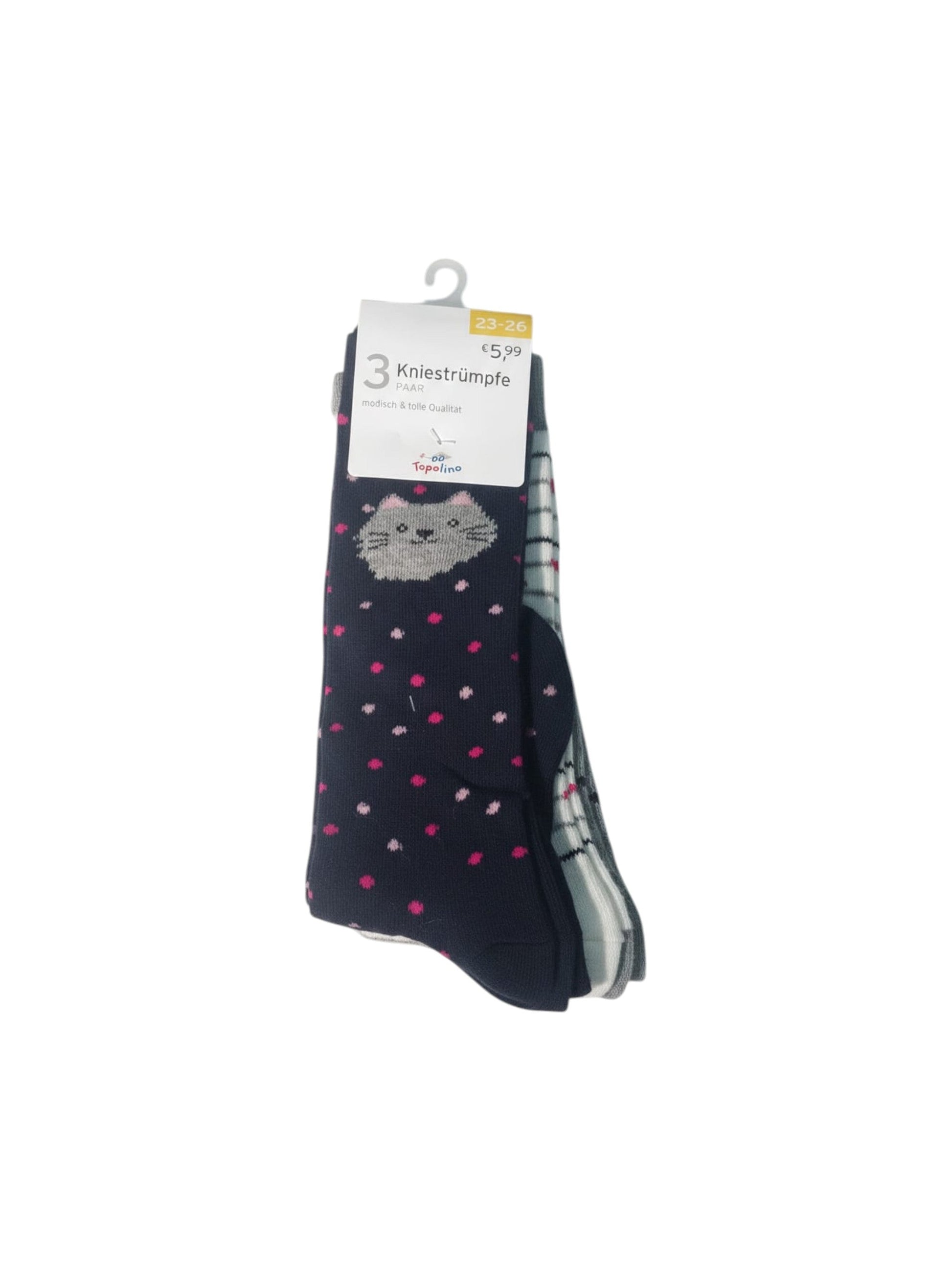 Kids Girl�s Printed Socks ,Multi