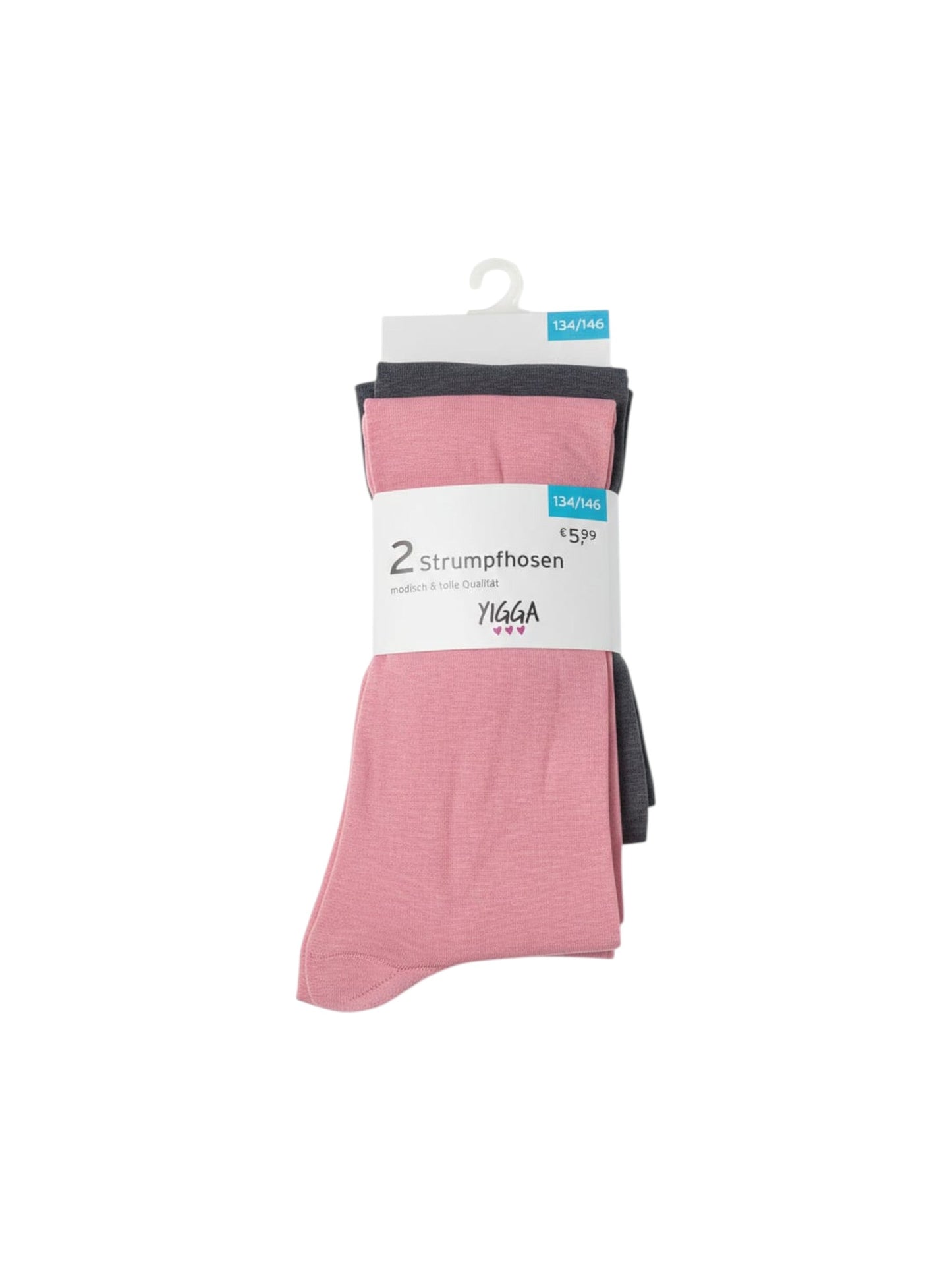 Kids Girl's Printed Tights 2Pieces,Pink/Grey
