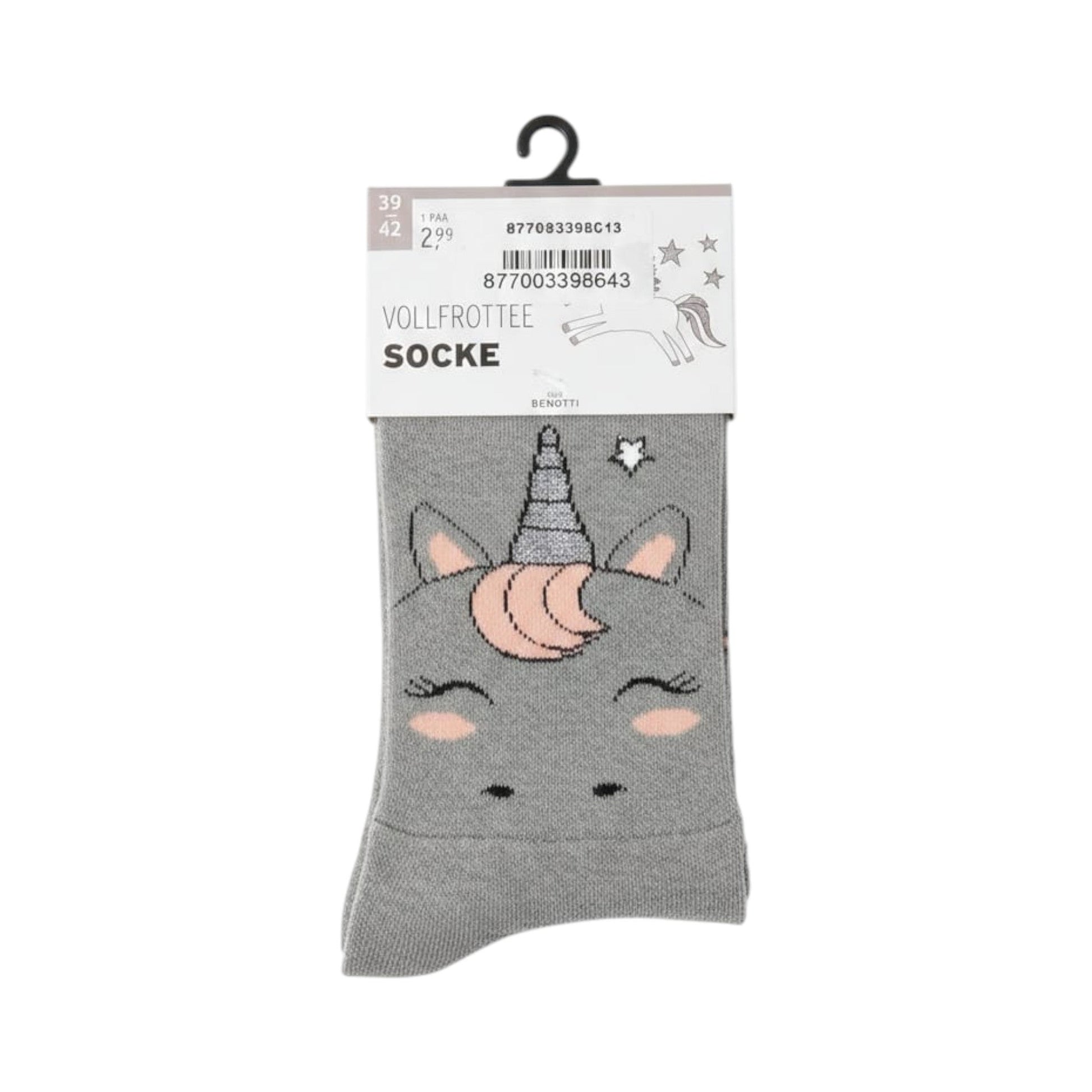 Women�s Printed Socks ,Grey