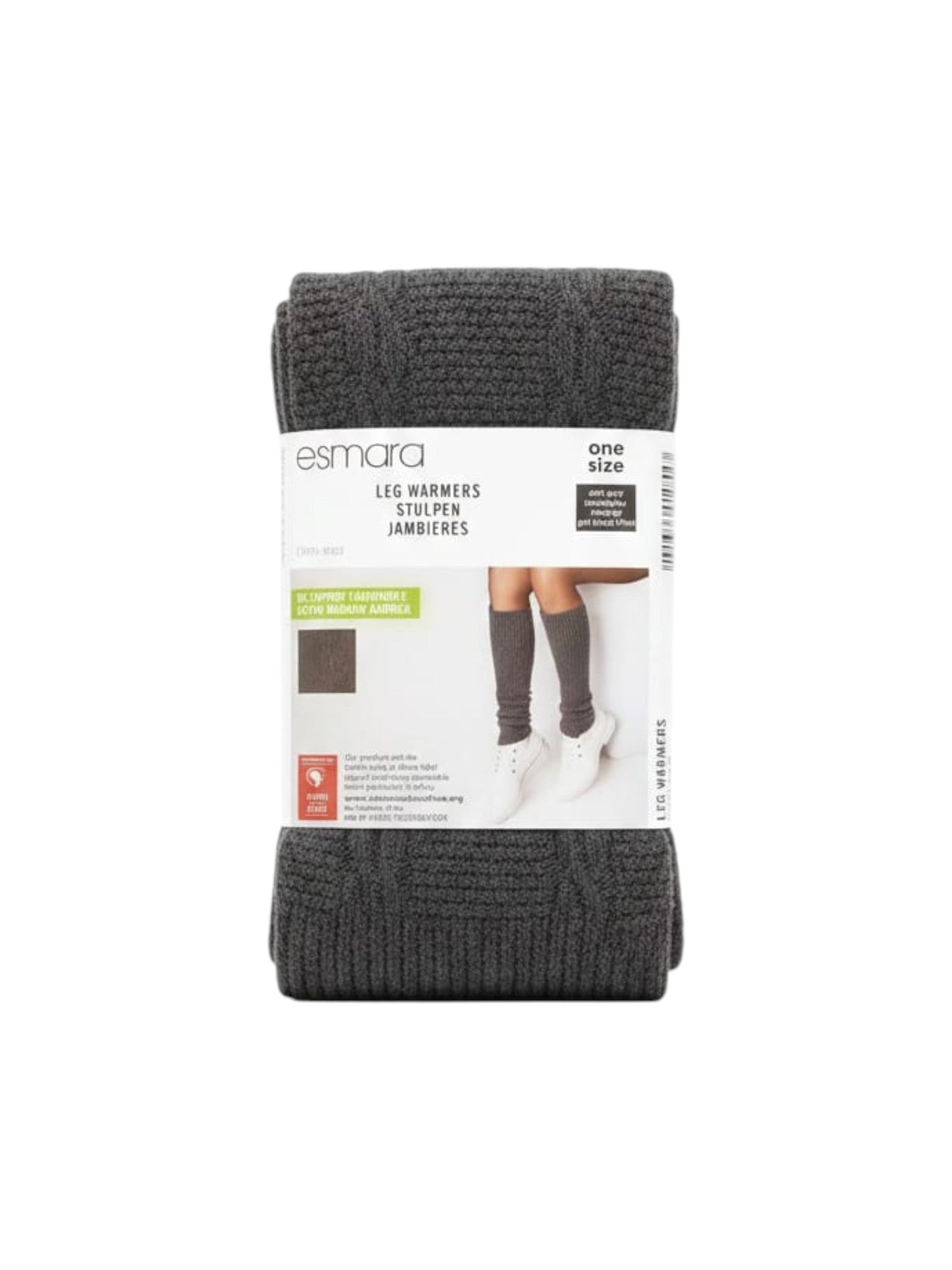 Women's Knitted Leg Warmers,Grey