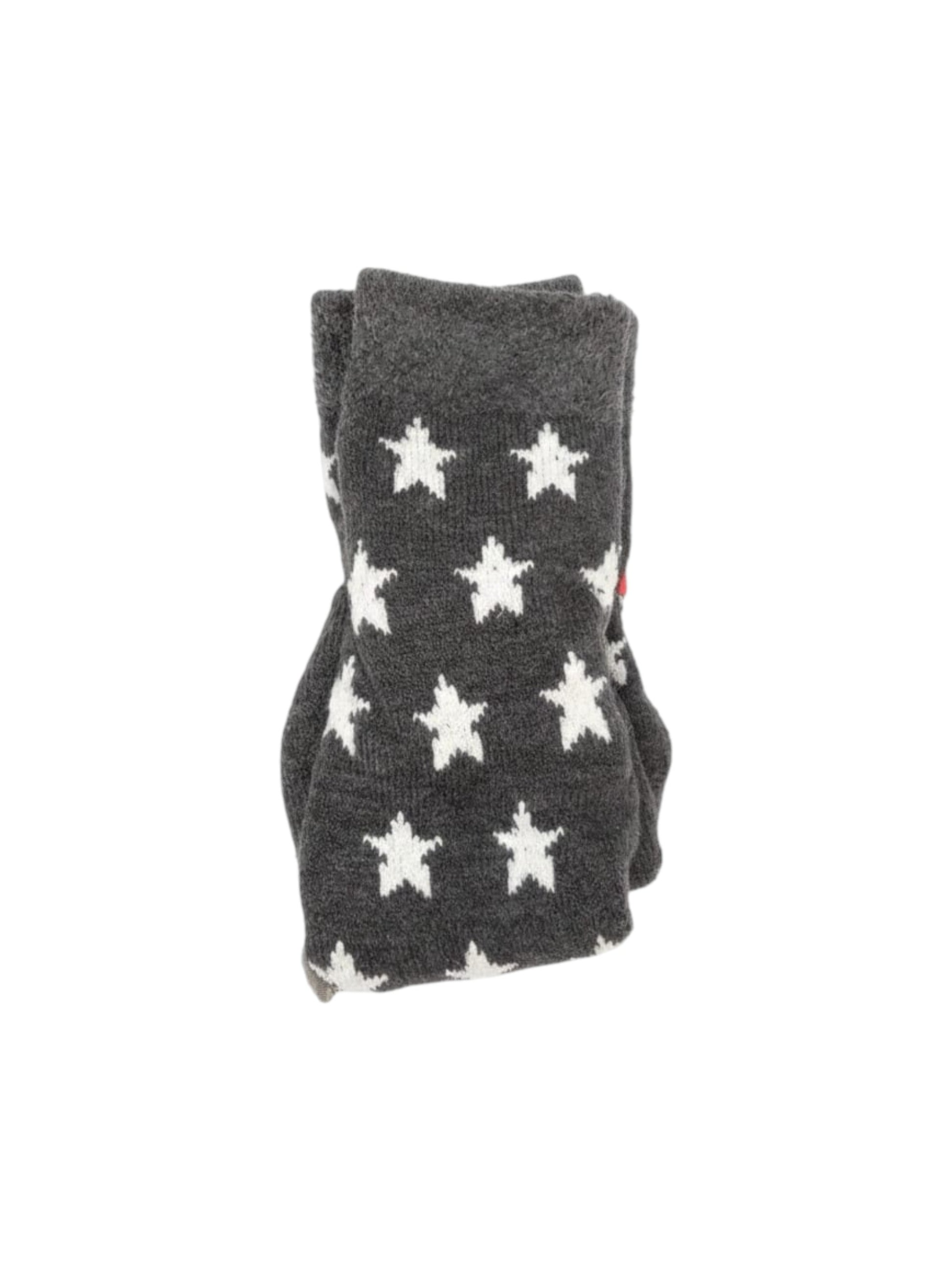 Women's Printed Knitted Socks,Dark Grey