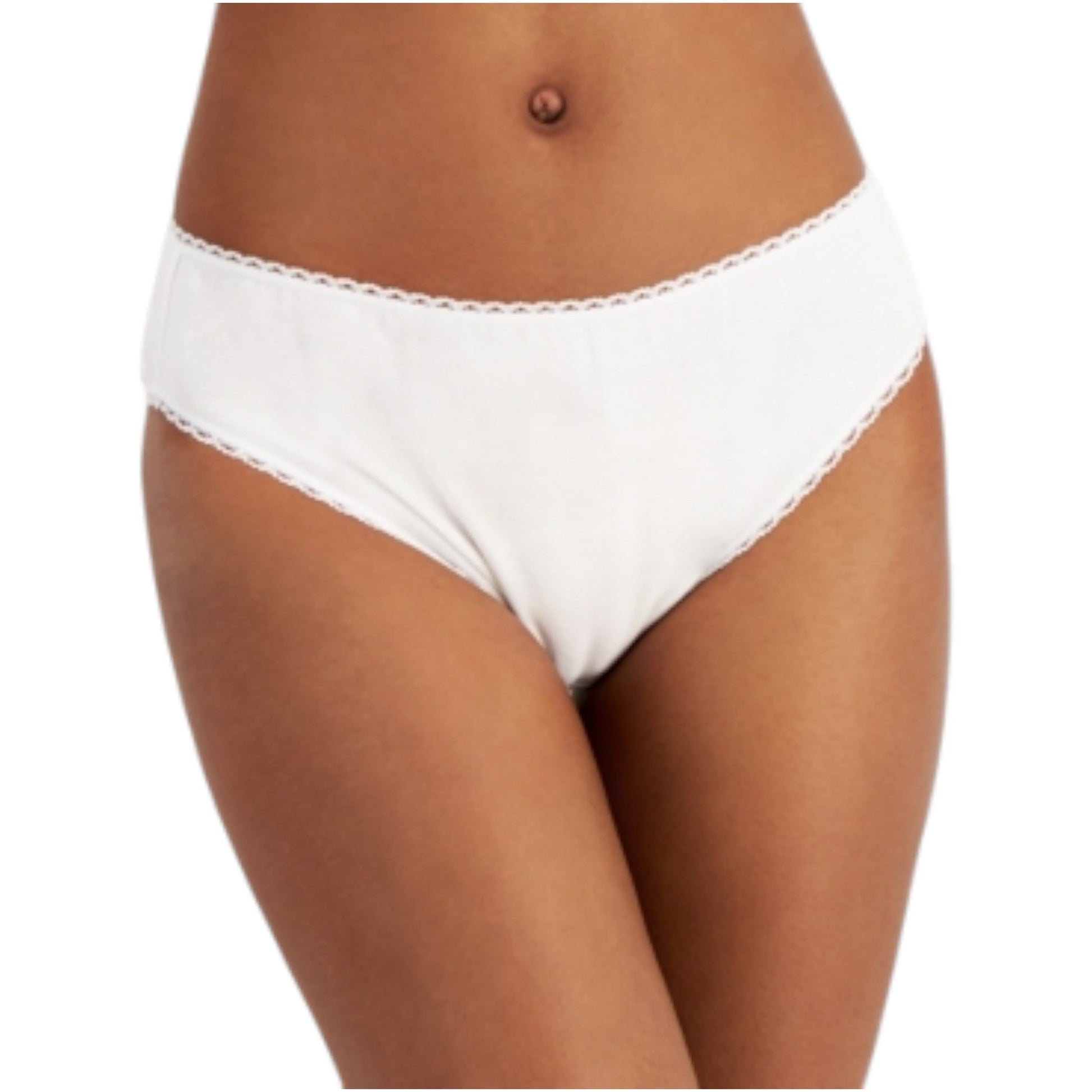 Women's Plain Thongs,White