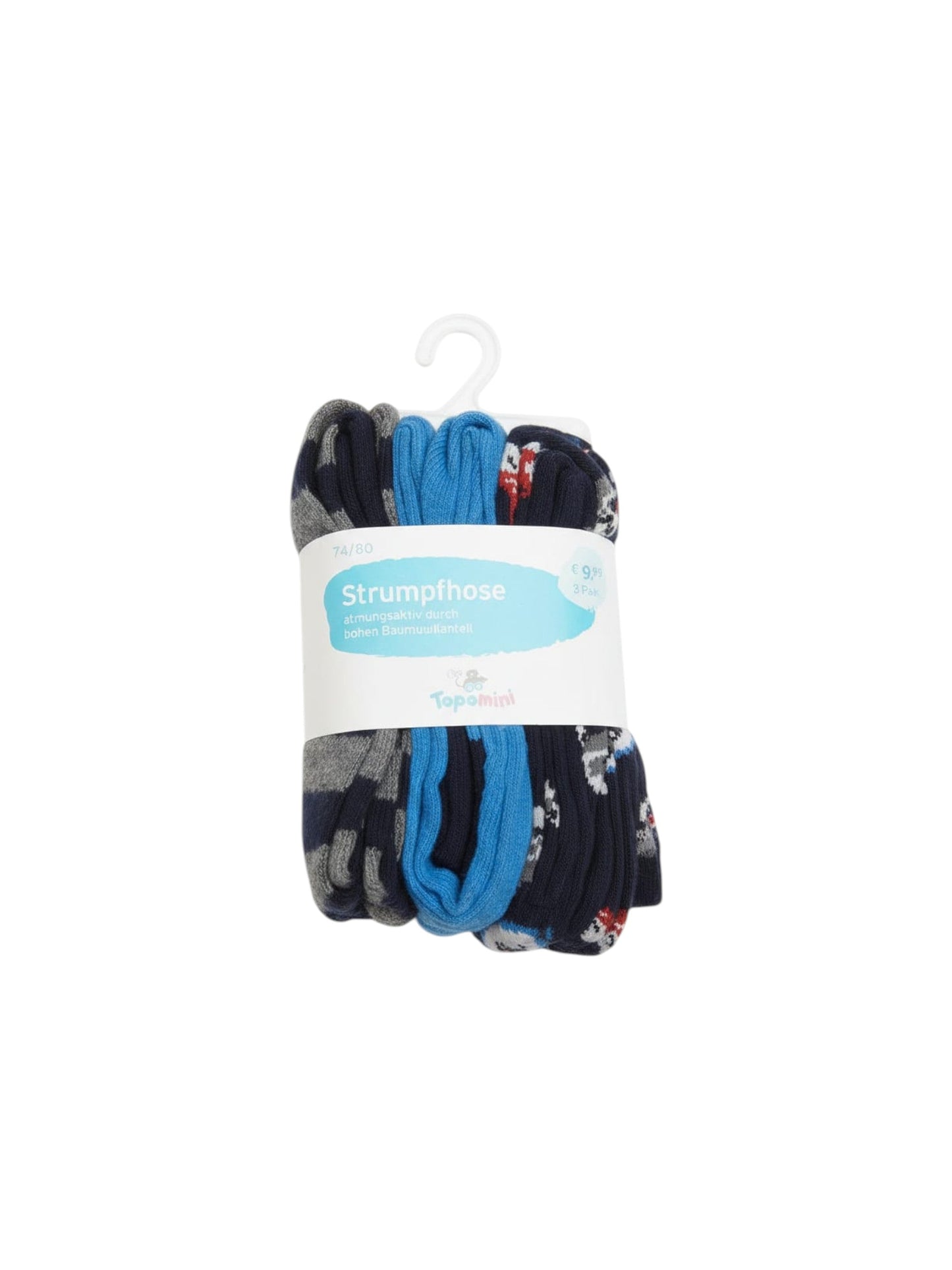 Kids Boy�s Printed  Tights Set 3Pieces, Multi
