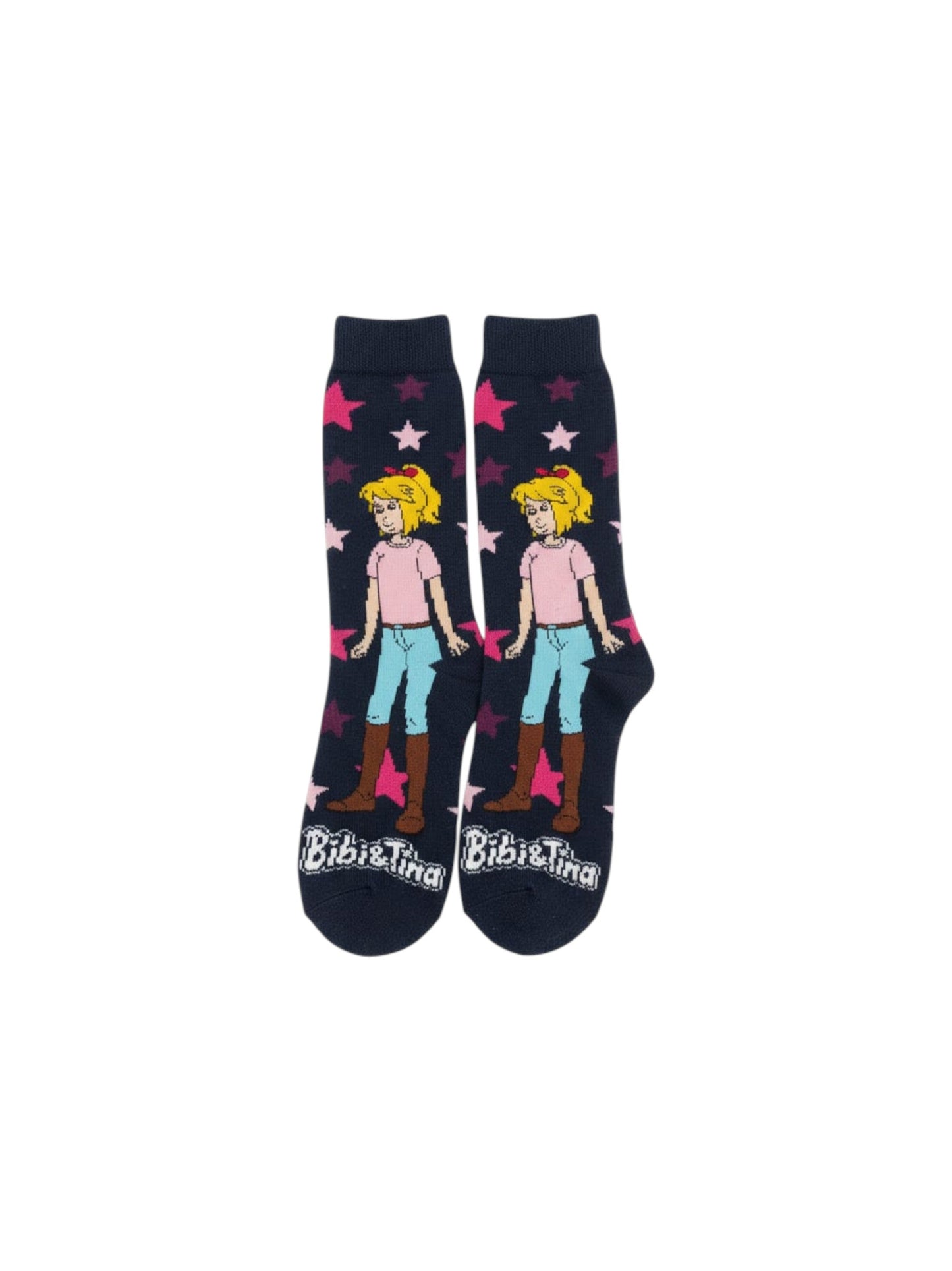 Kids Girl�s Printed Socks ,Navy