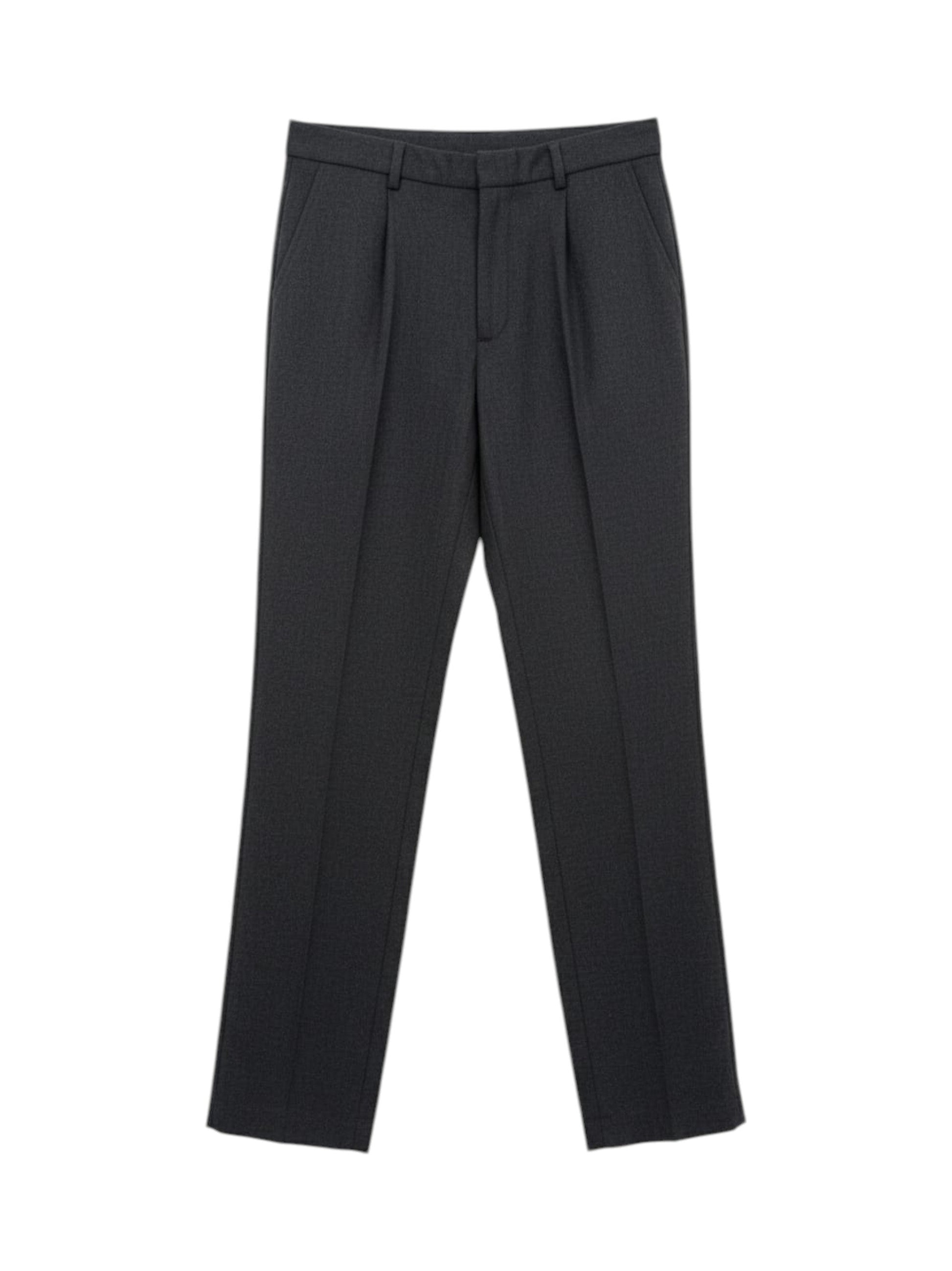 Kids Girl's Plain Solid Classic Pant,Grey