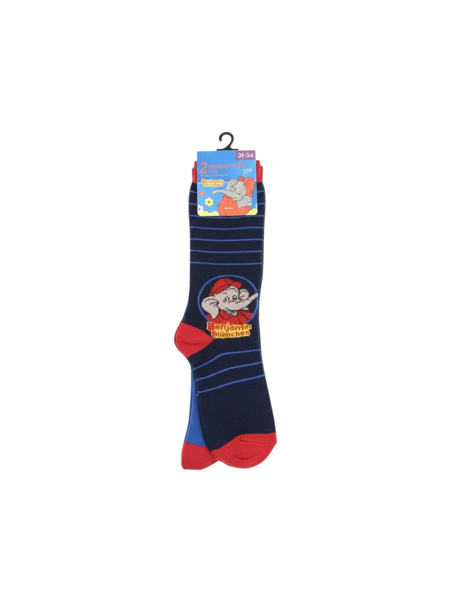 Kids Boy's Printed Socks Set 2Pieces,Blue