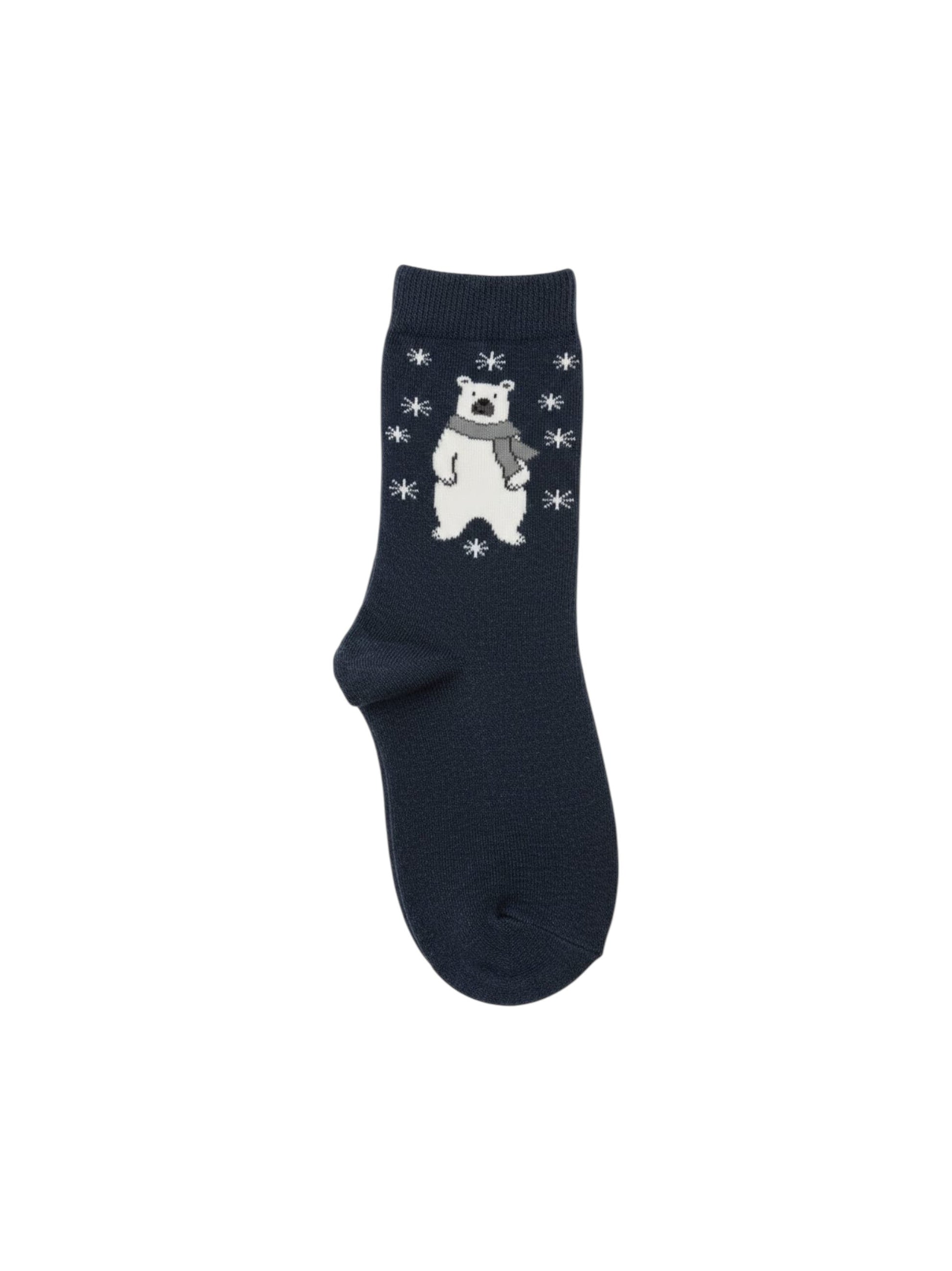 Women�s Printed Socks,Navy