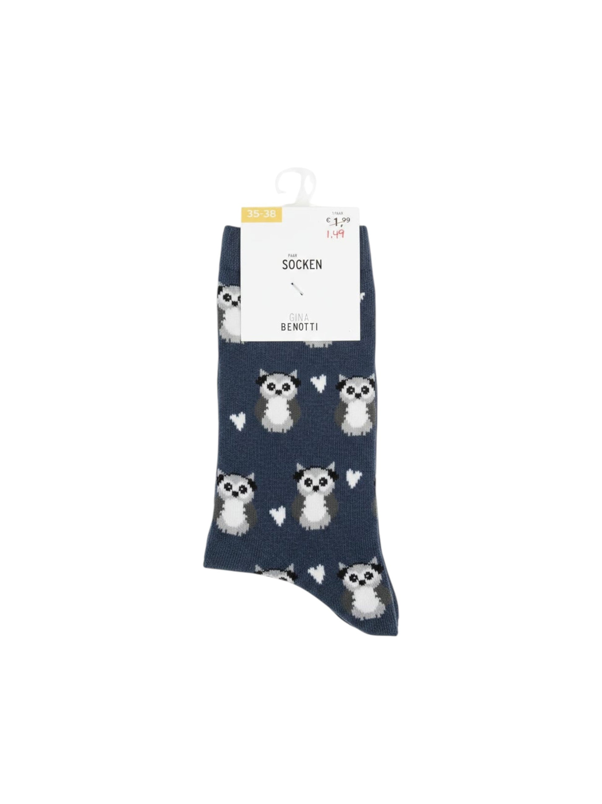 Women�s Printed Socks,Navy