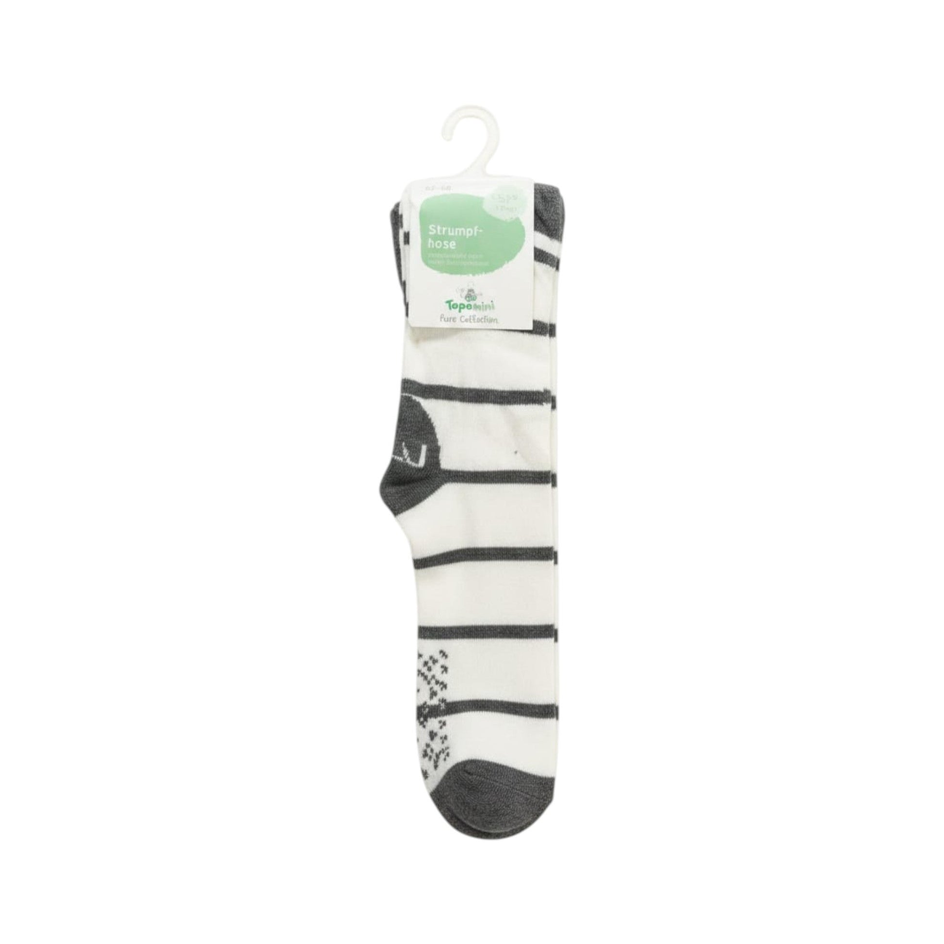 Kids Boy�s Stripped Tights,Grey/White