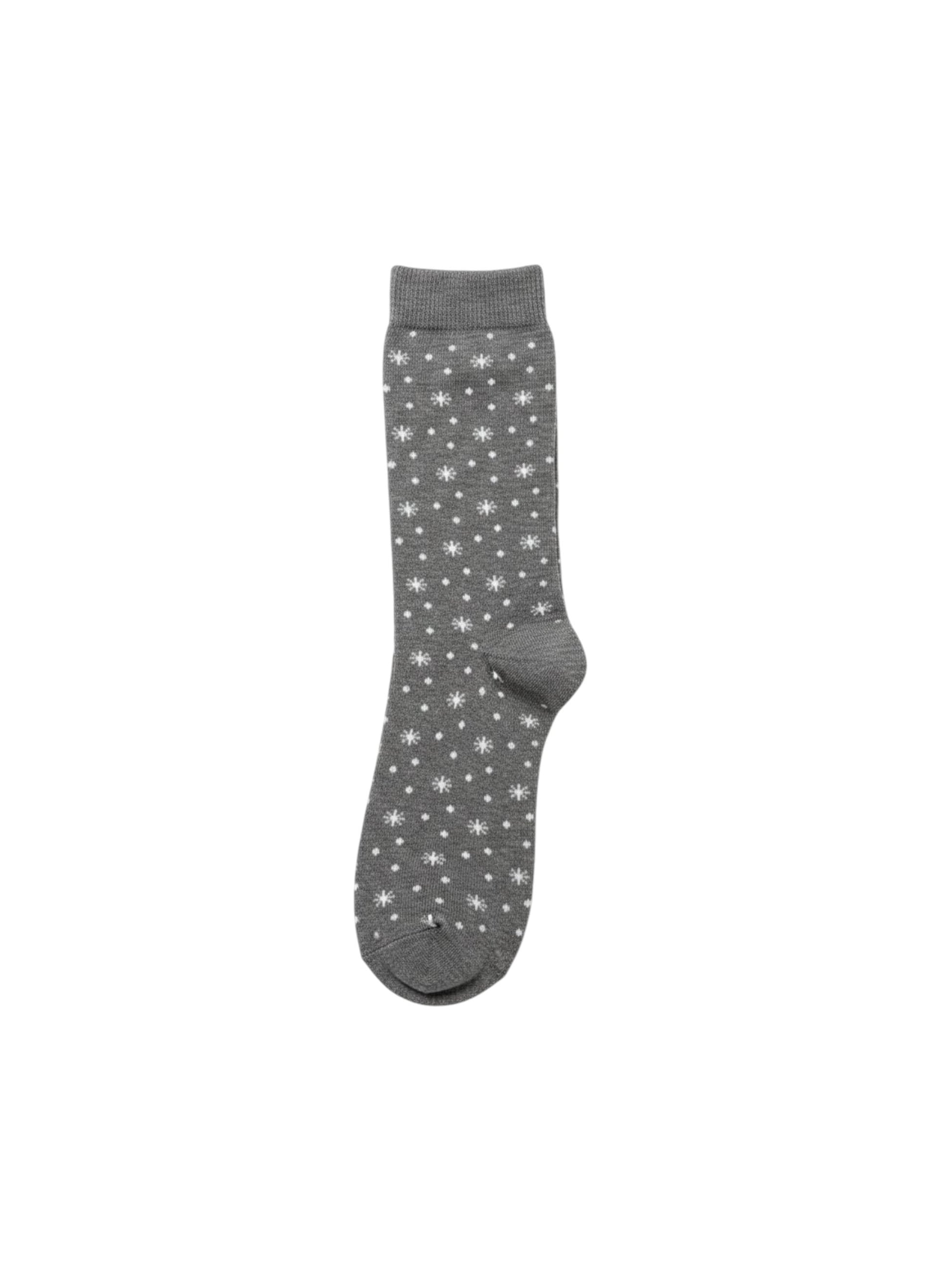 Women�s Printed Socks ,Grey