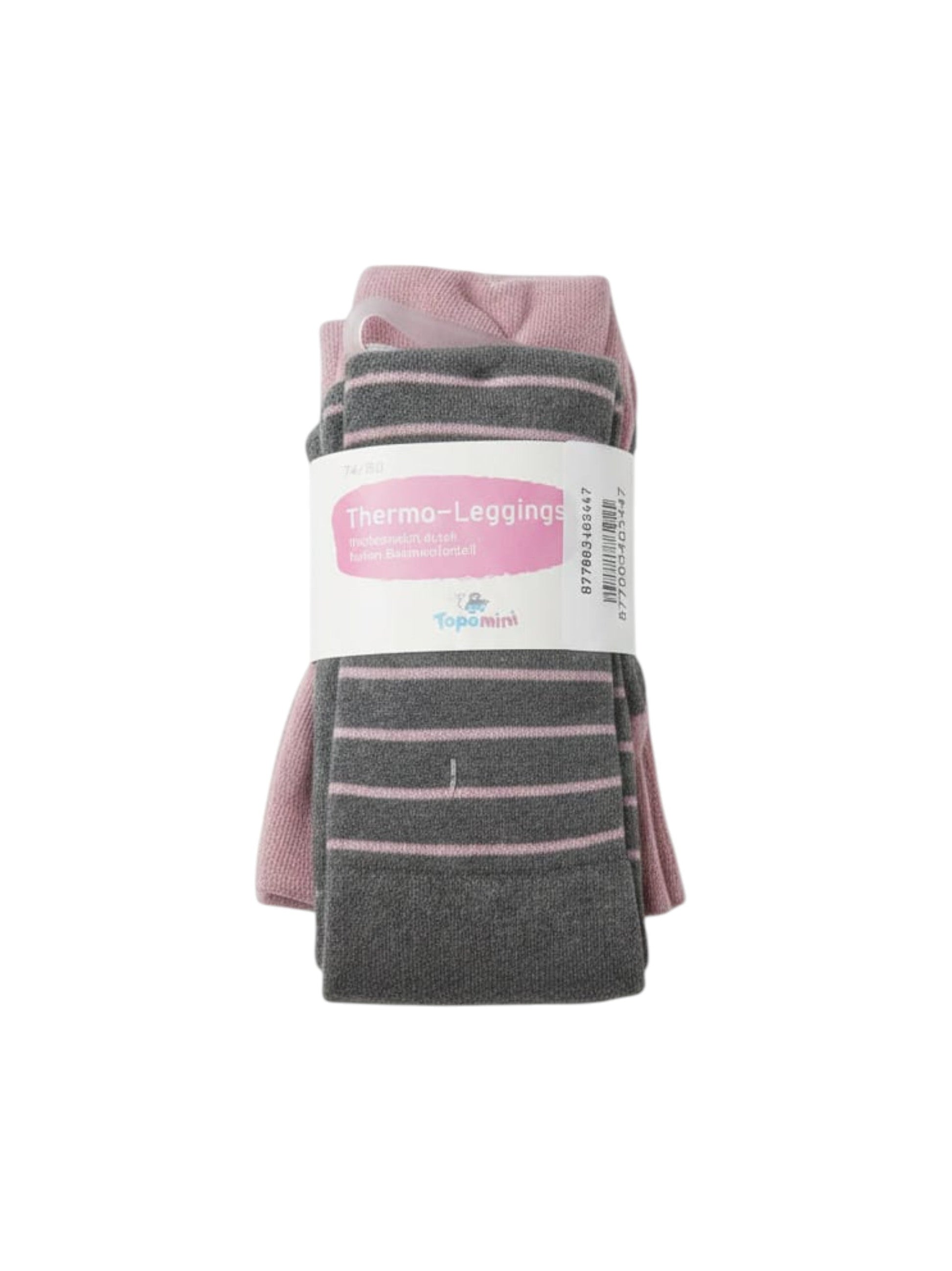 Kids Girl's Knitted Tights,Pink/Grey