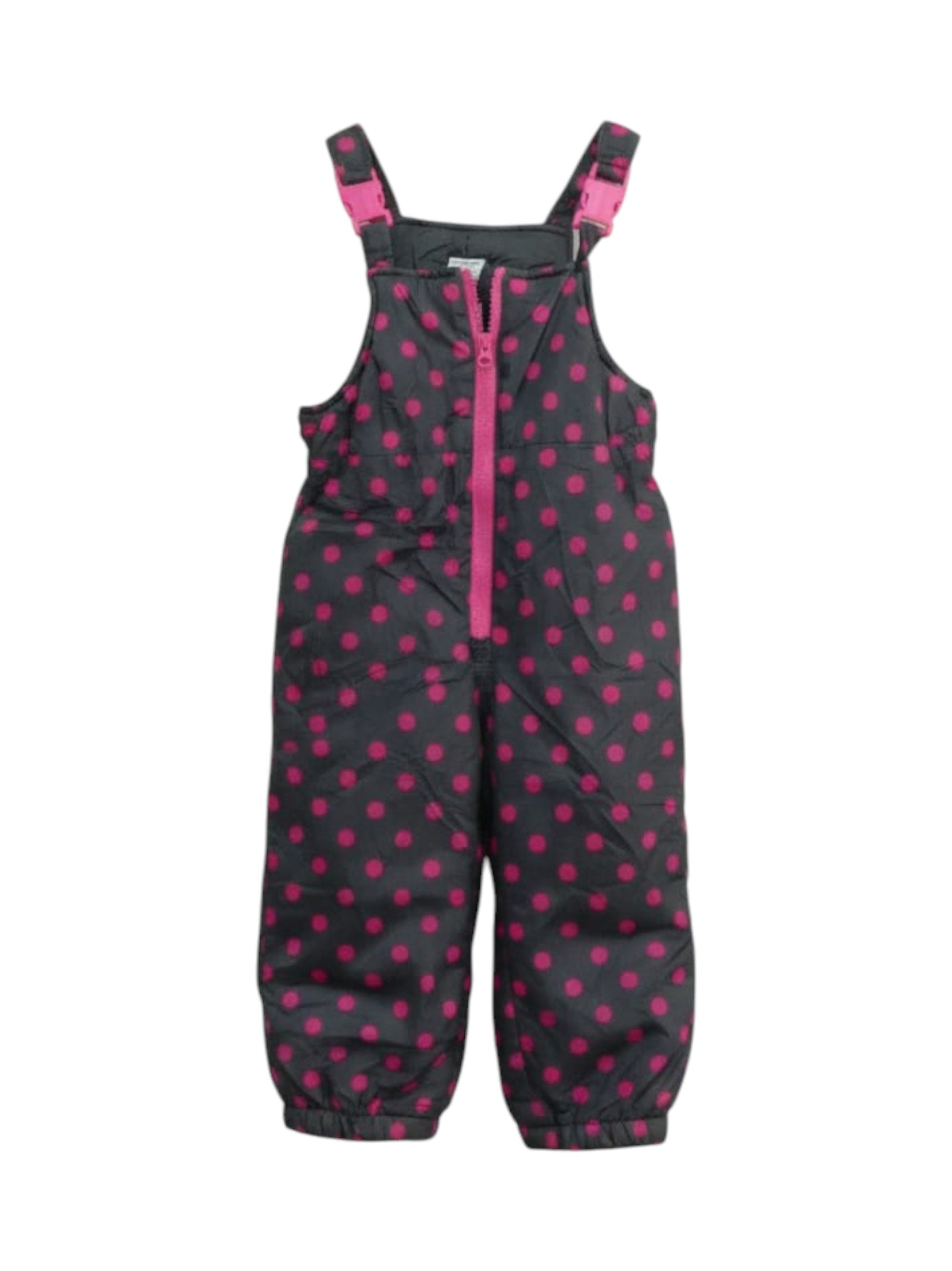 Kid's Gril's  Printed  WaterProof Ski Suit,Grey/Pink
