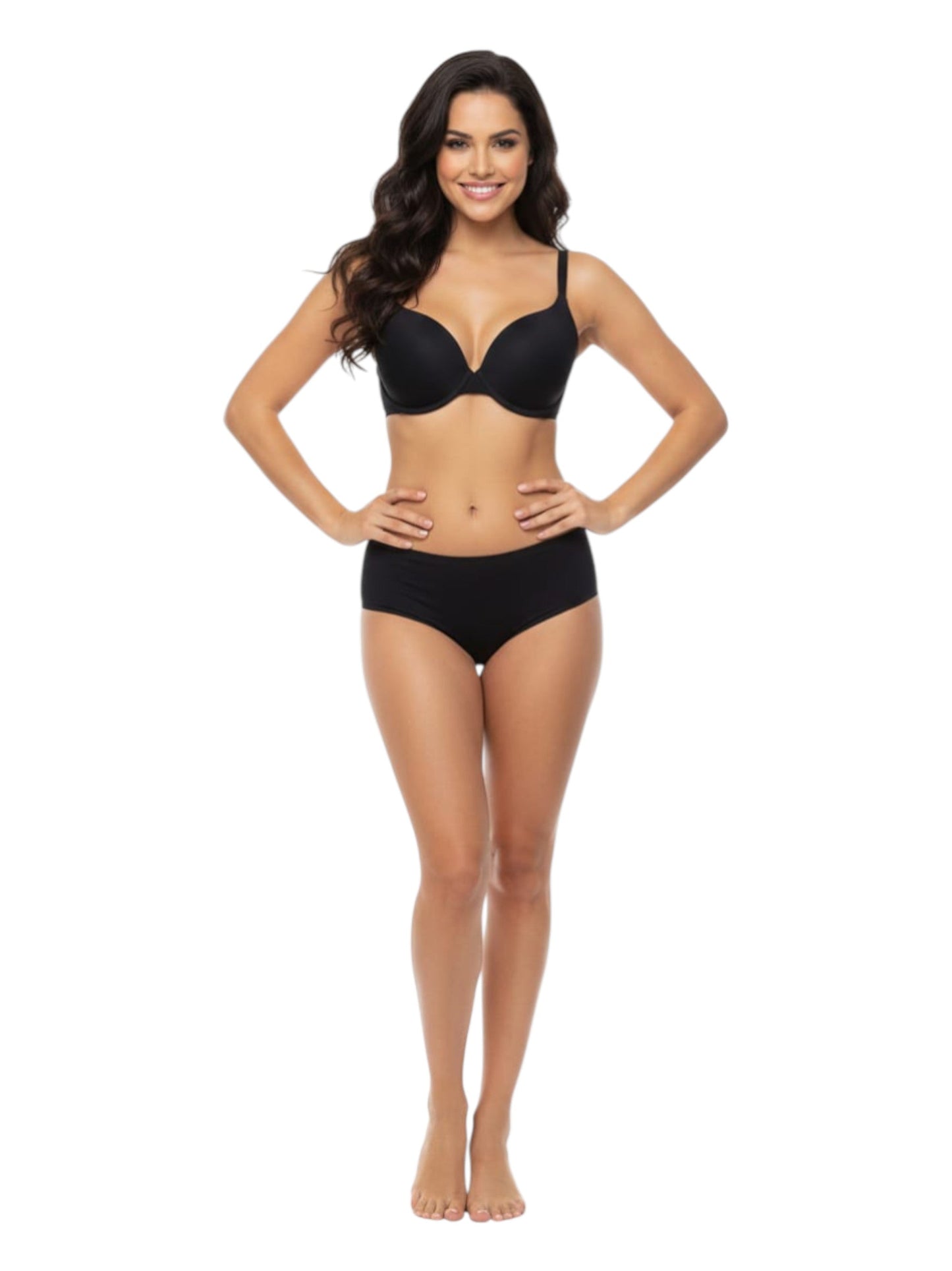 Women's Palin Solid Bra,Black