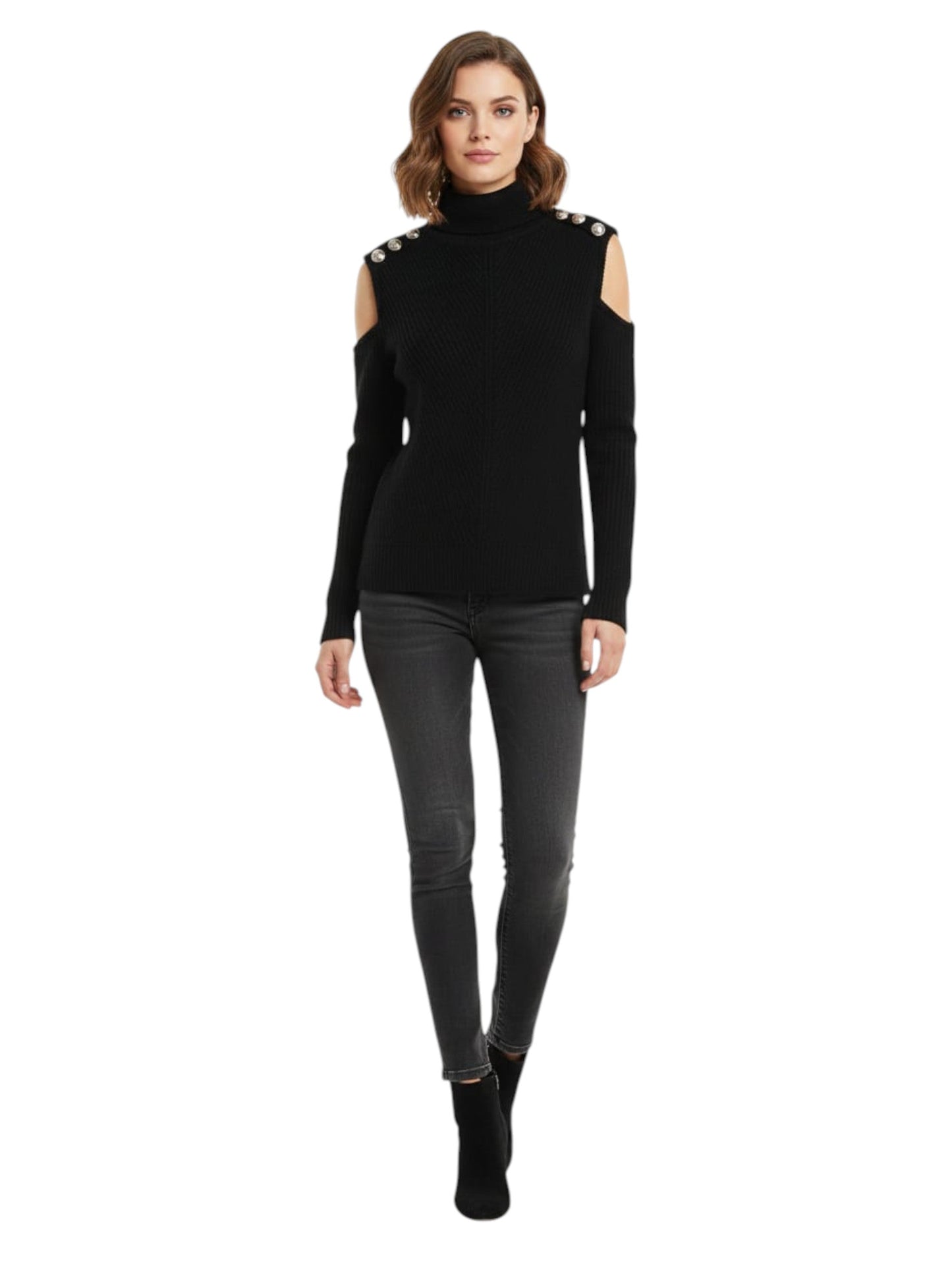 Women's Knitted Top,Black
