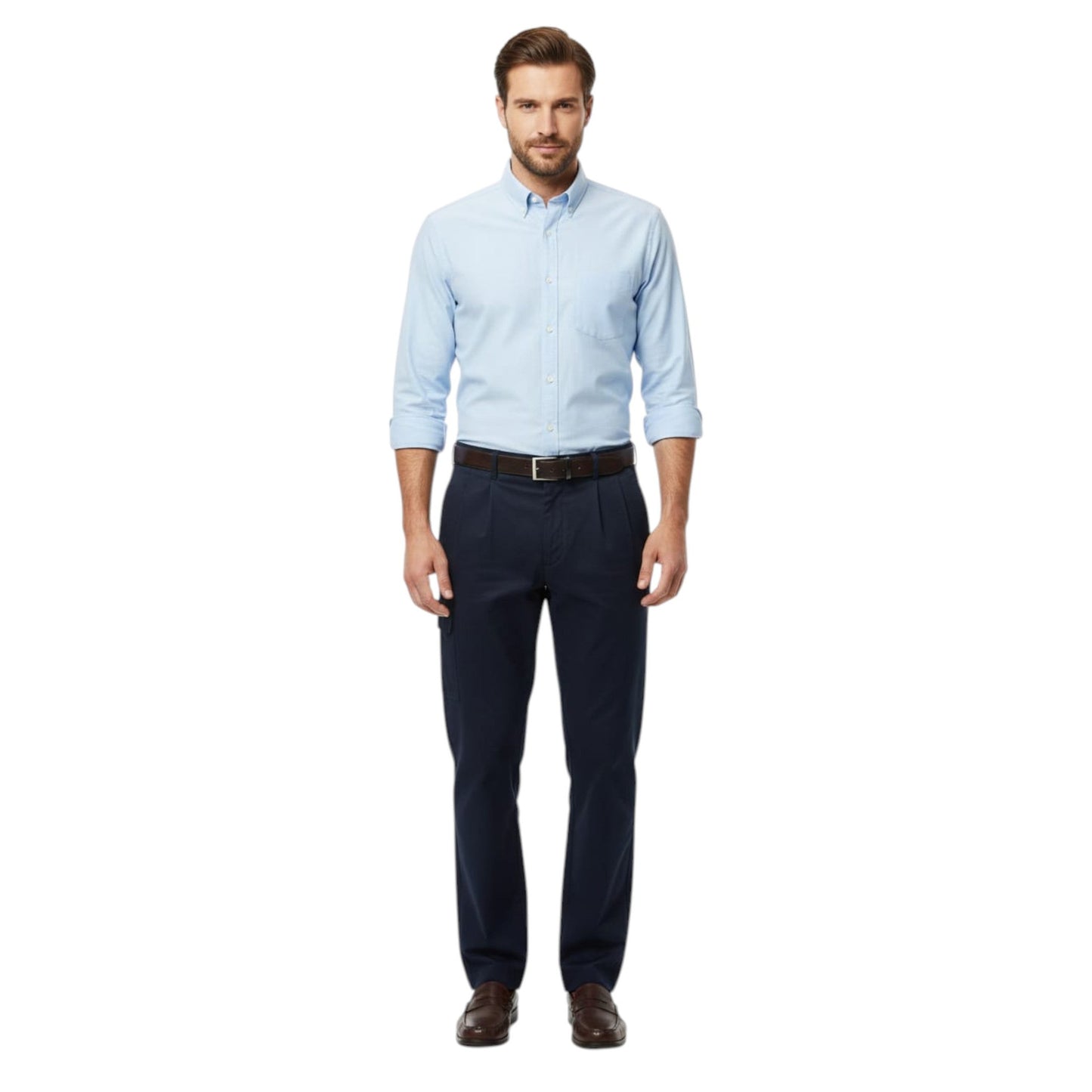 Men's Plain Solid Pant,Navy