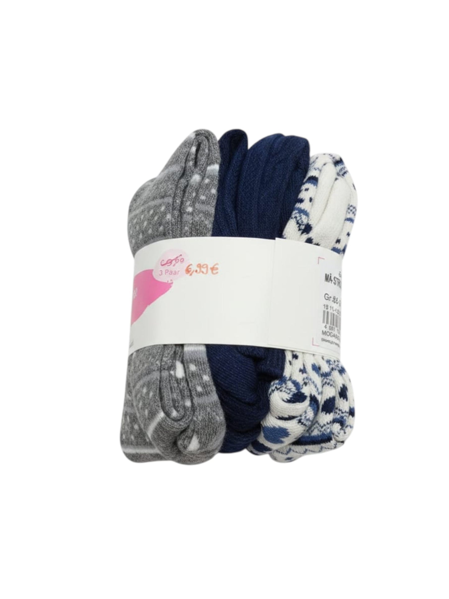 Kids Girl's Knitted Tights Set 3Pieces,Multi